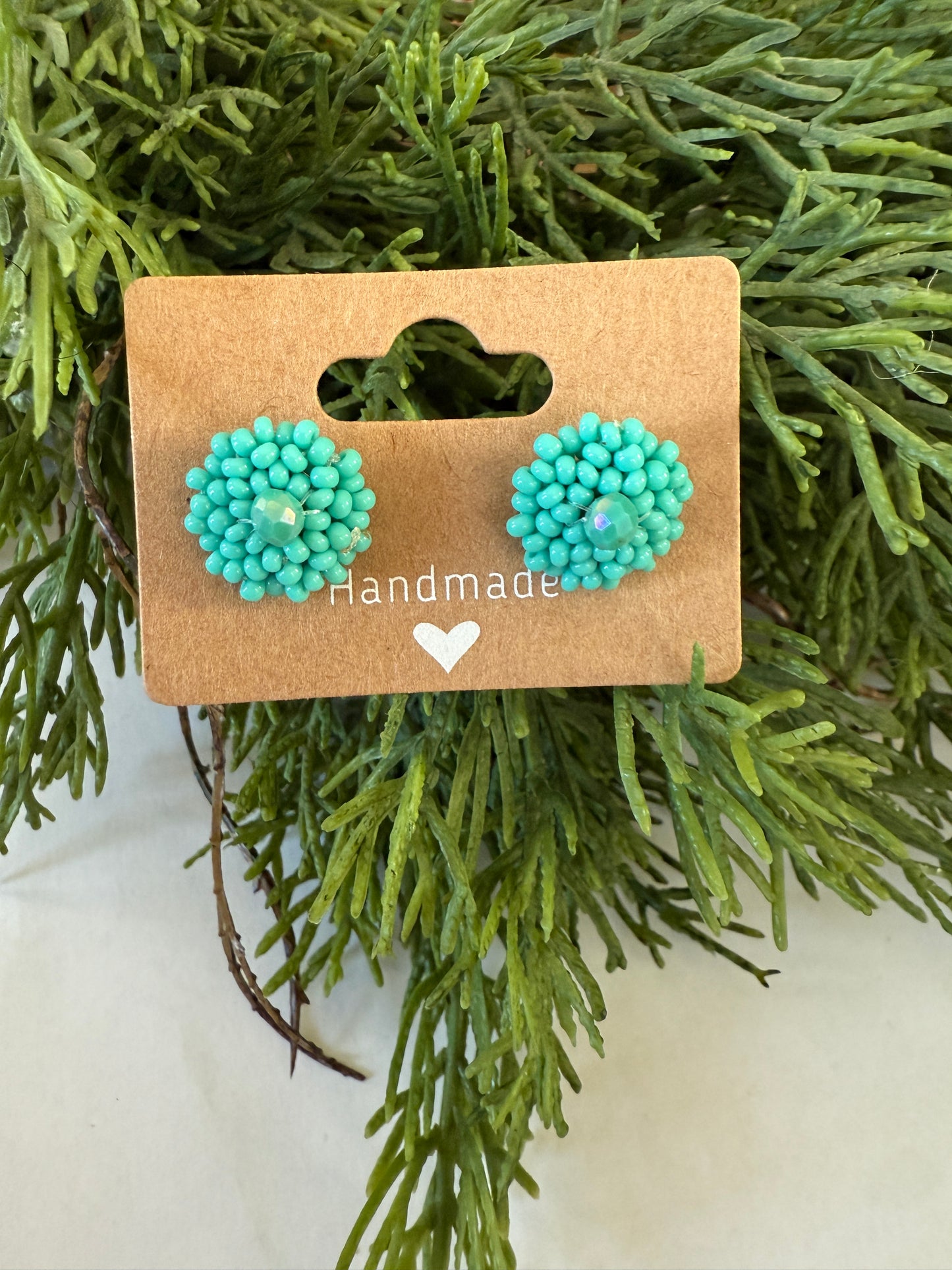 Button Stud Earrings (12 colors)