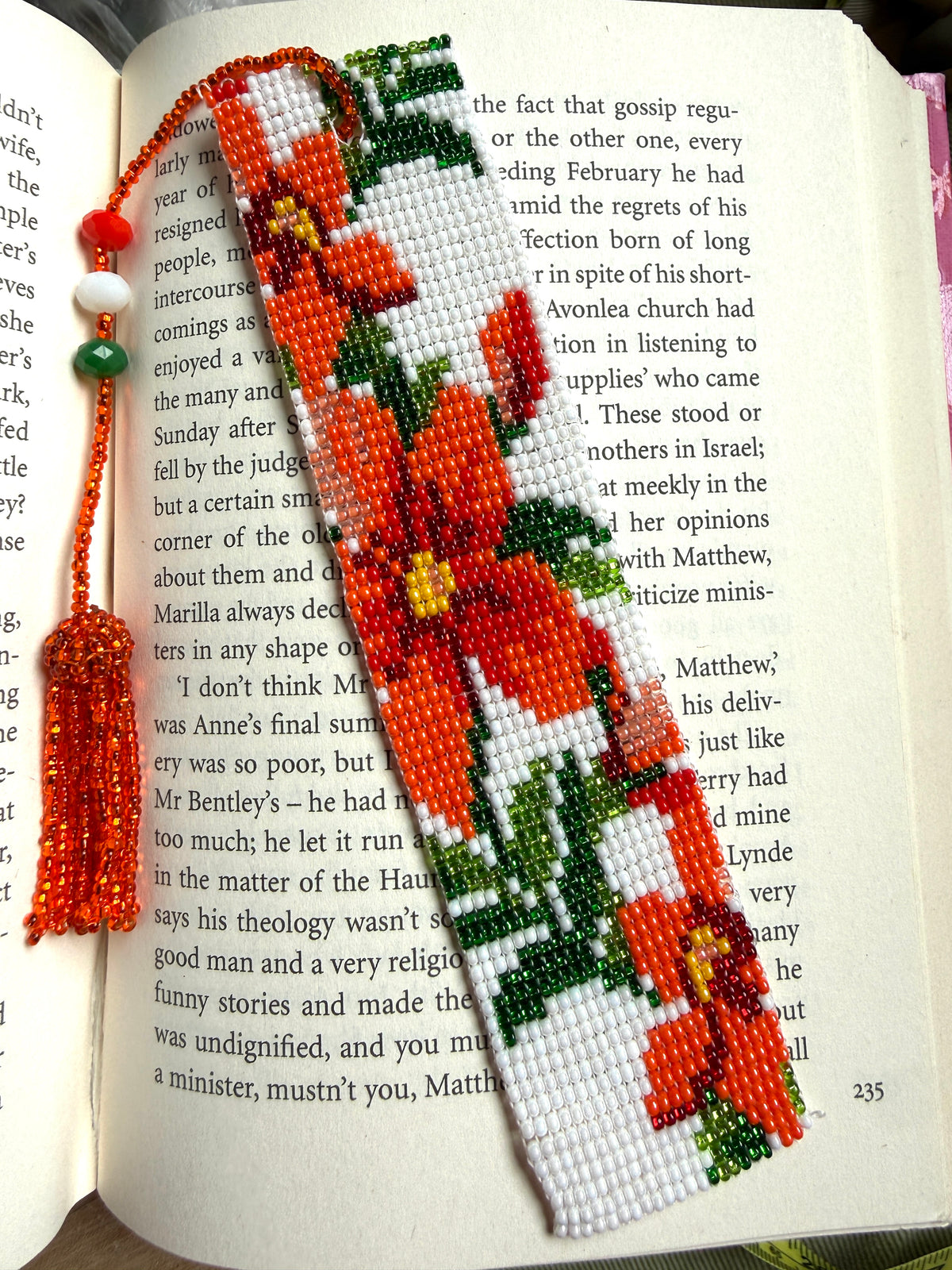 Orange Daylily Bookmark