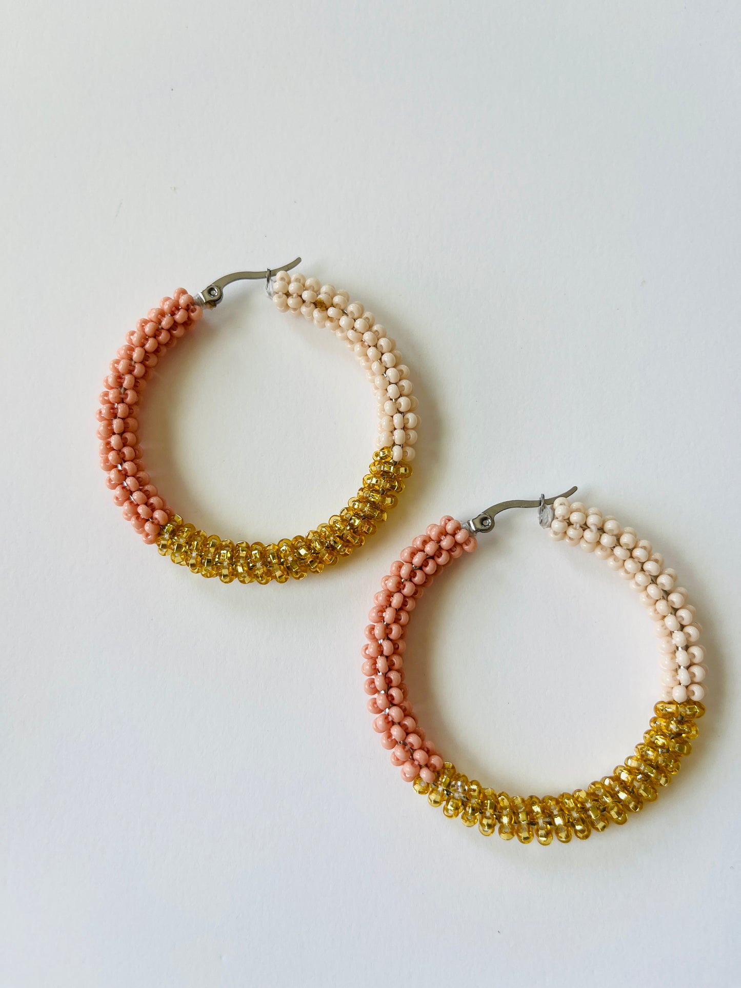 Sol Beaded Hoops