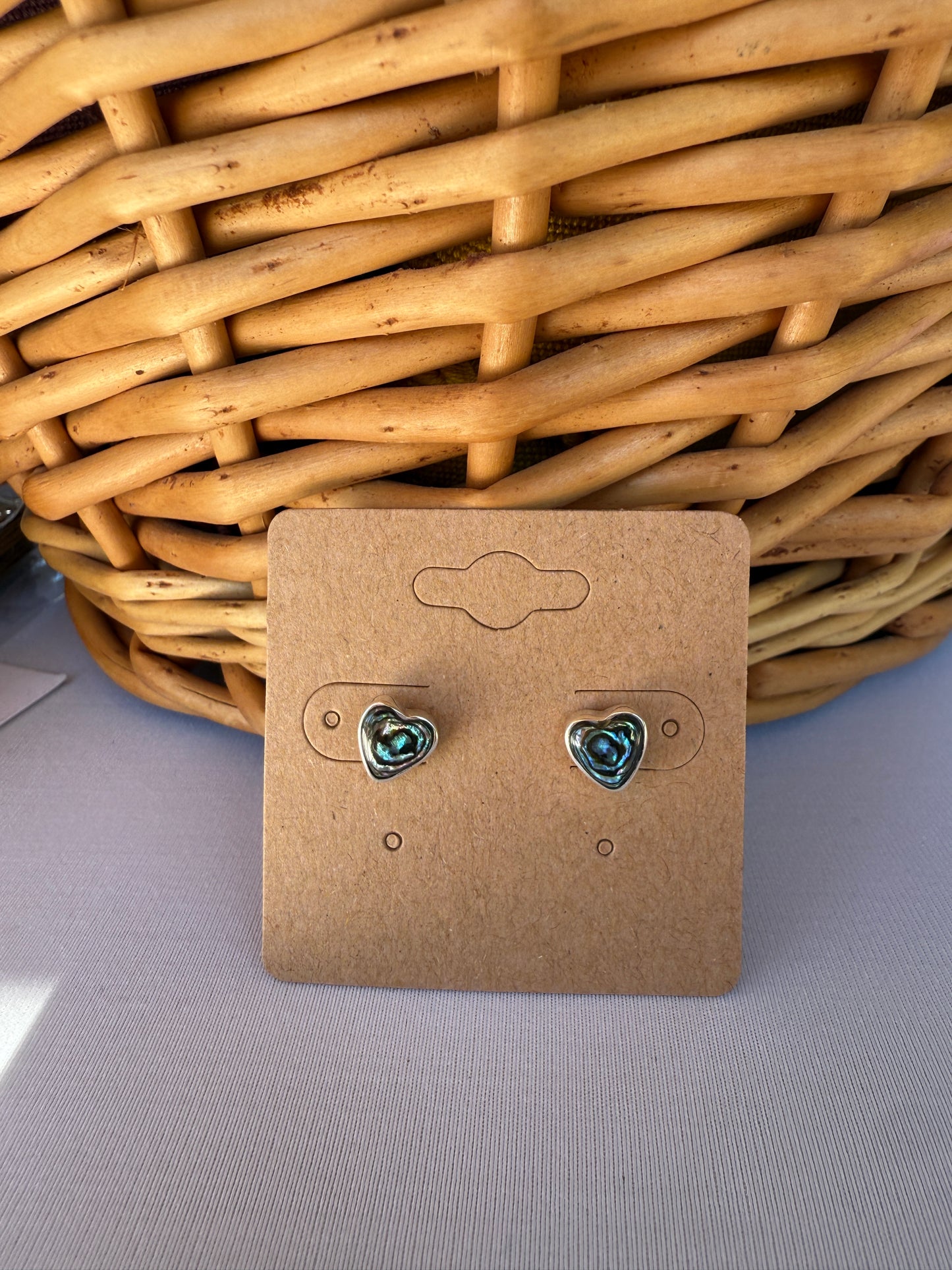 Sterling Silver Heart Studs