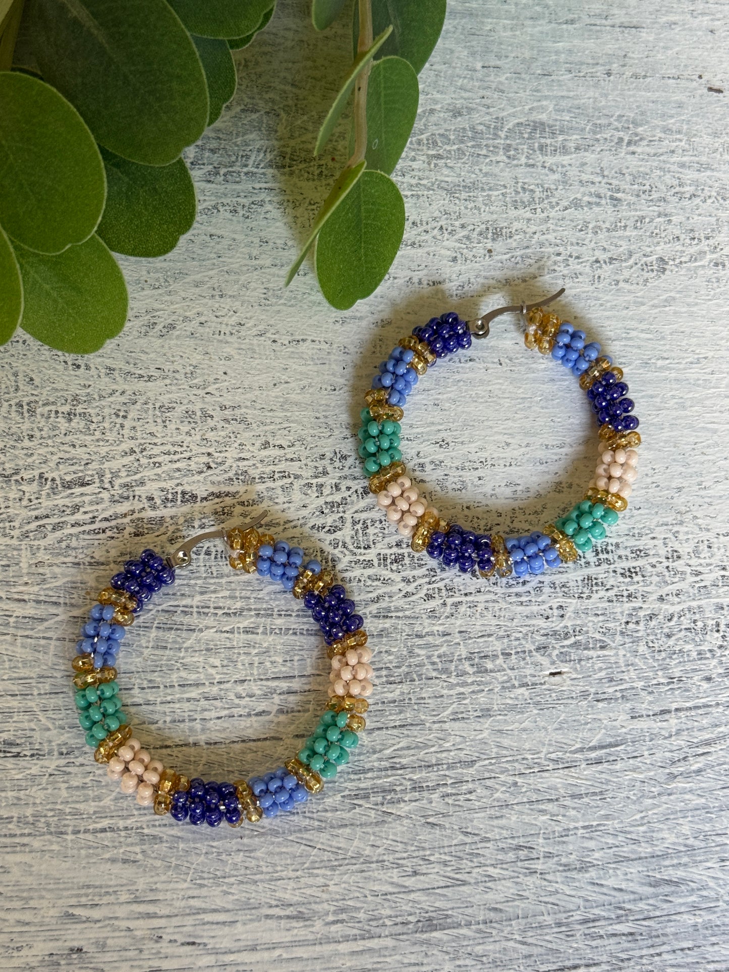 MariSol Beaded Hoops