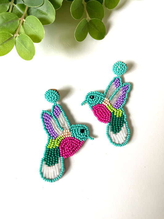 Hummingbird Earrings (2 colors)