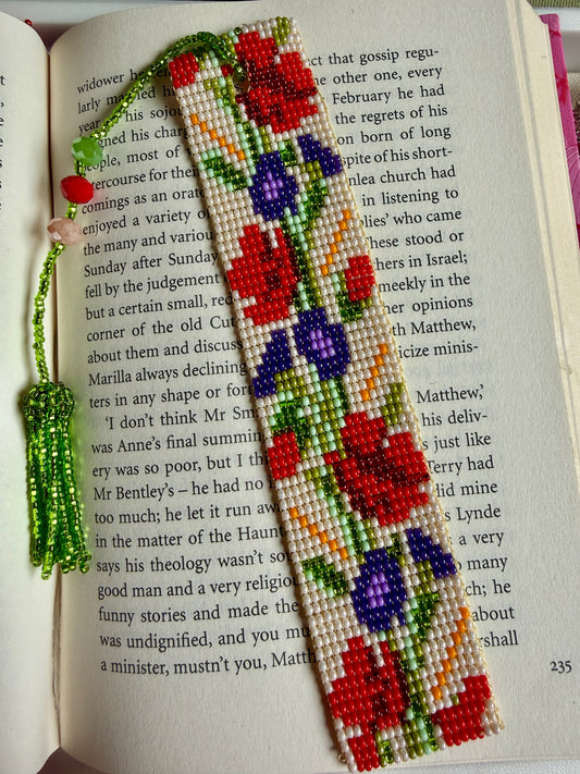 Poppies & Violets Bookmark