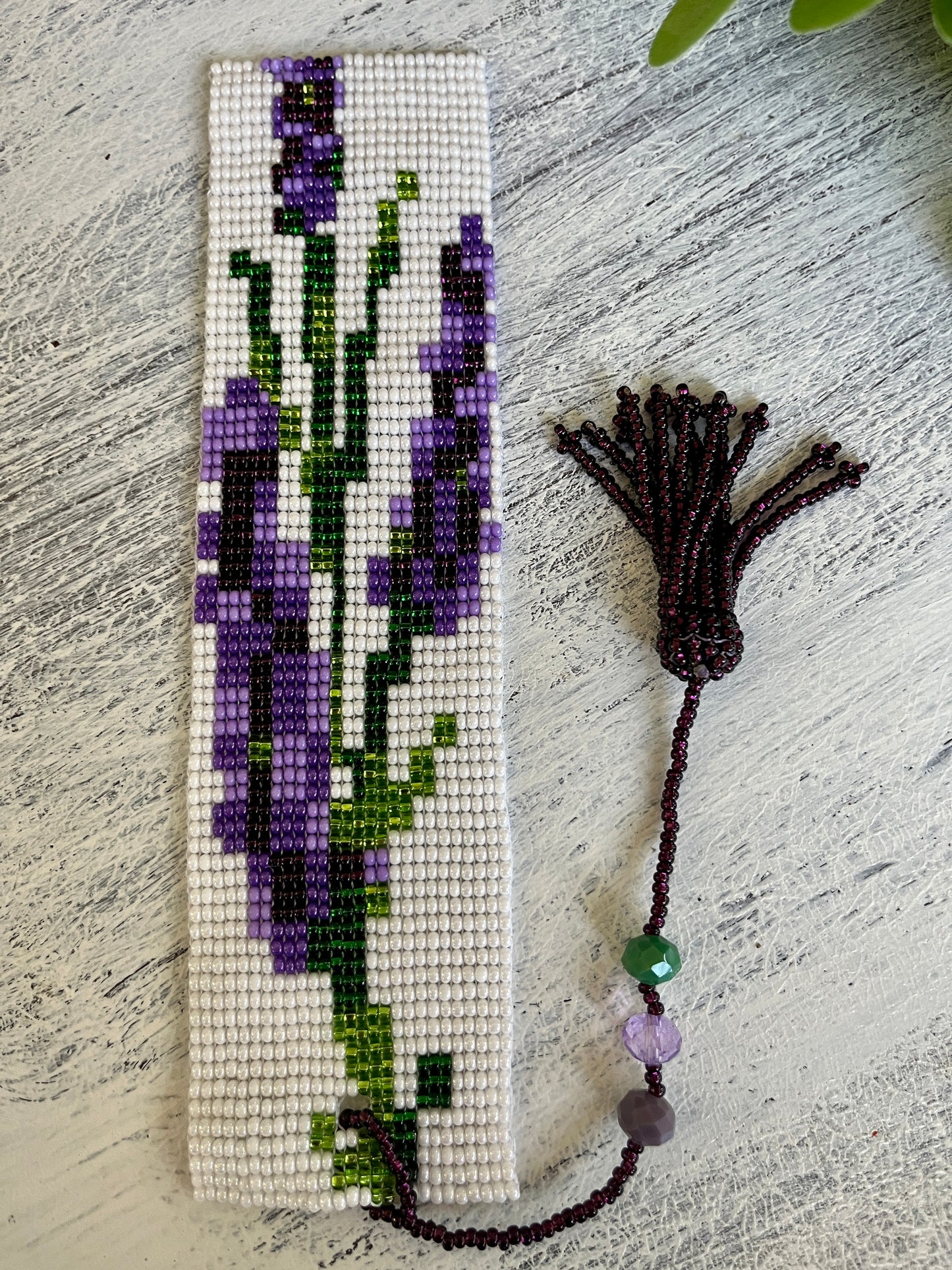 Beaded Bookmark with Tassel (Various colors)