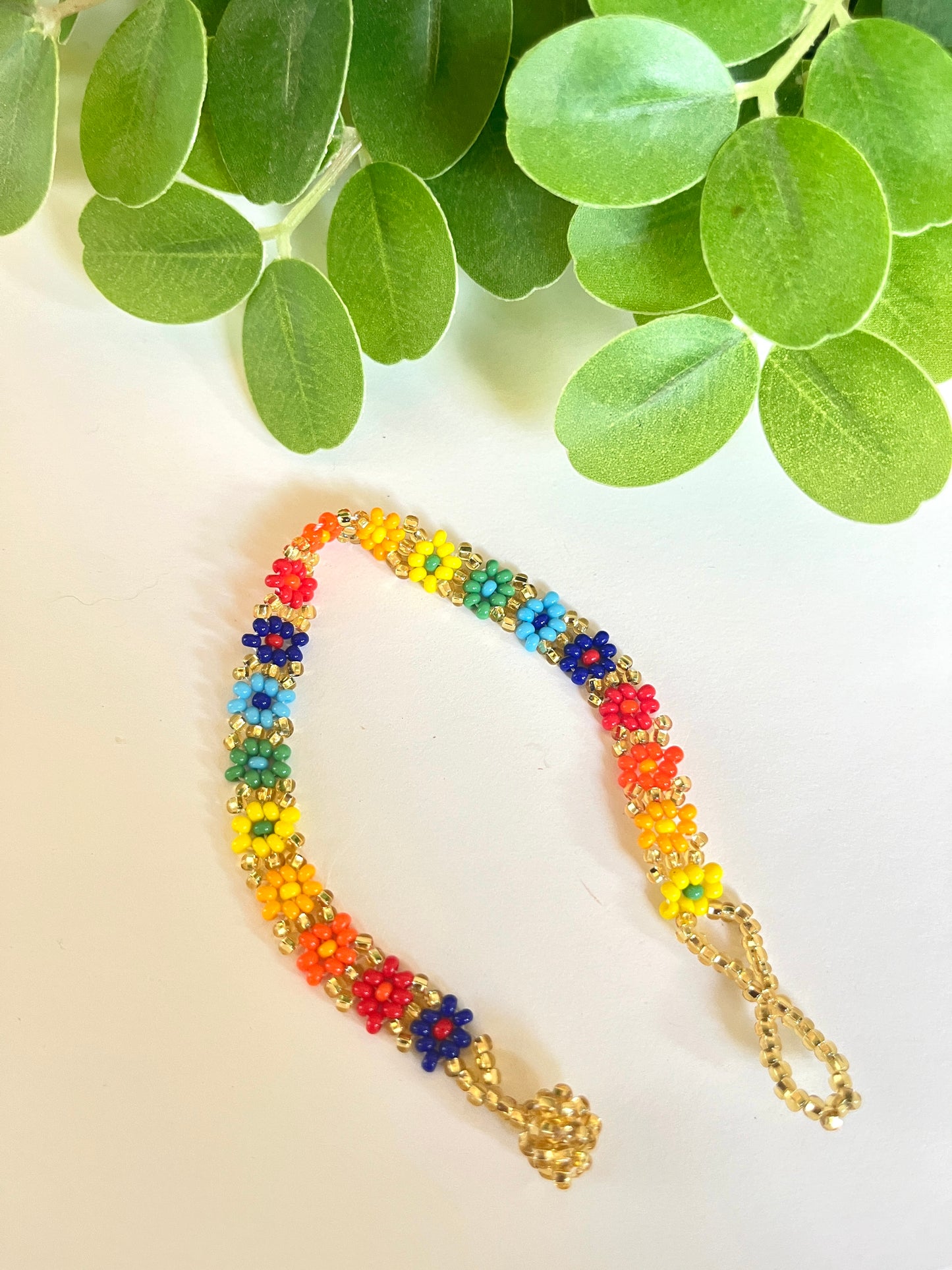 7.5” Daisy Chain Bracelet (10 colors)