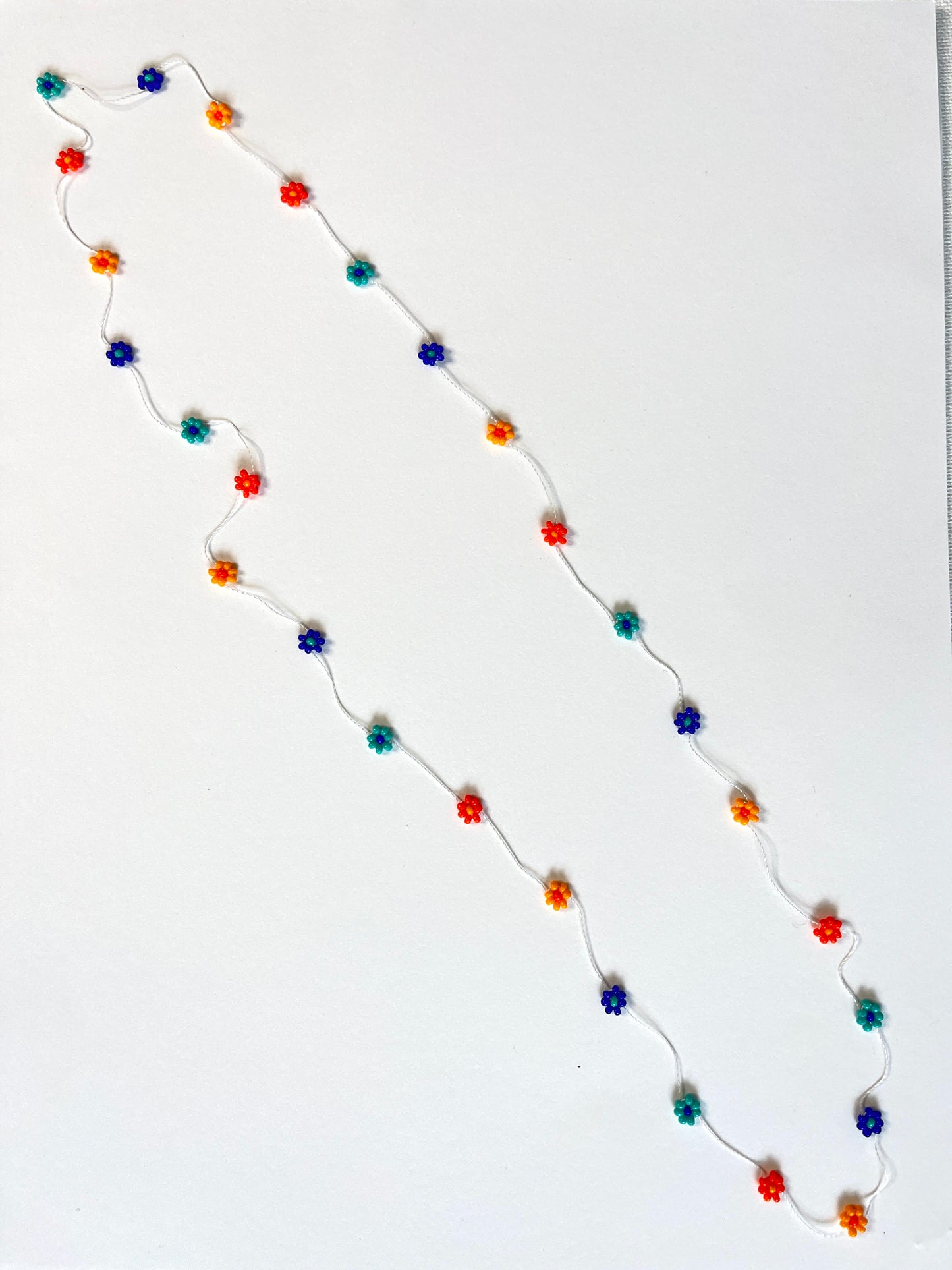 Rosa Flower Chain Necklace (6 Colors)