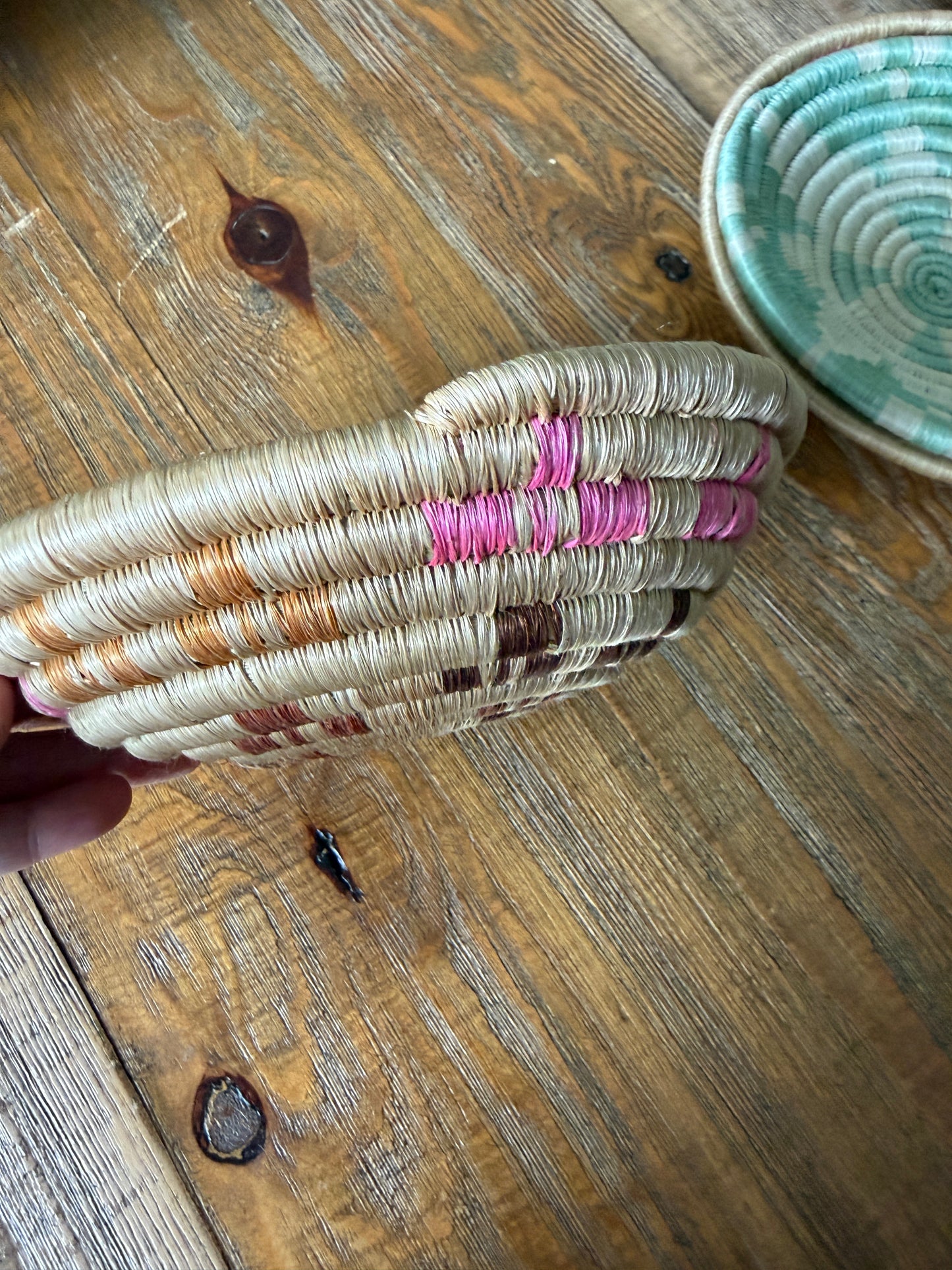 Small Raspberry Ombré Basket