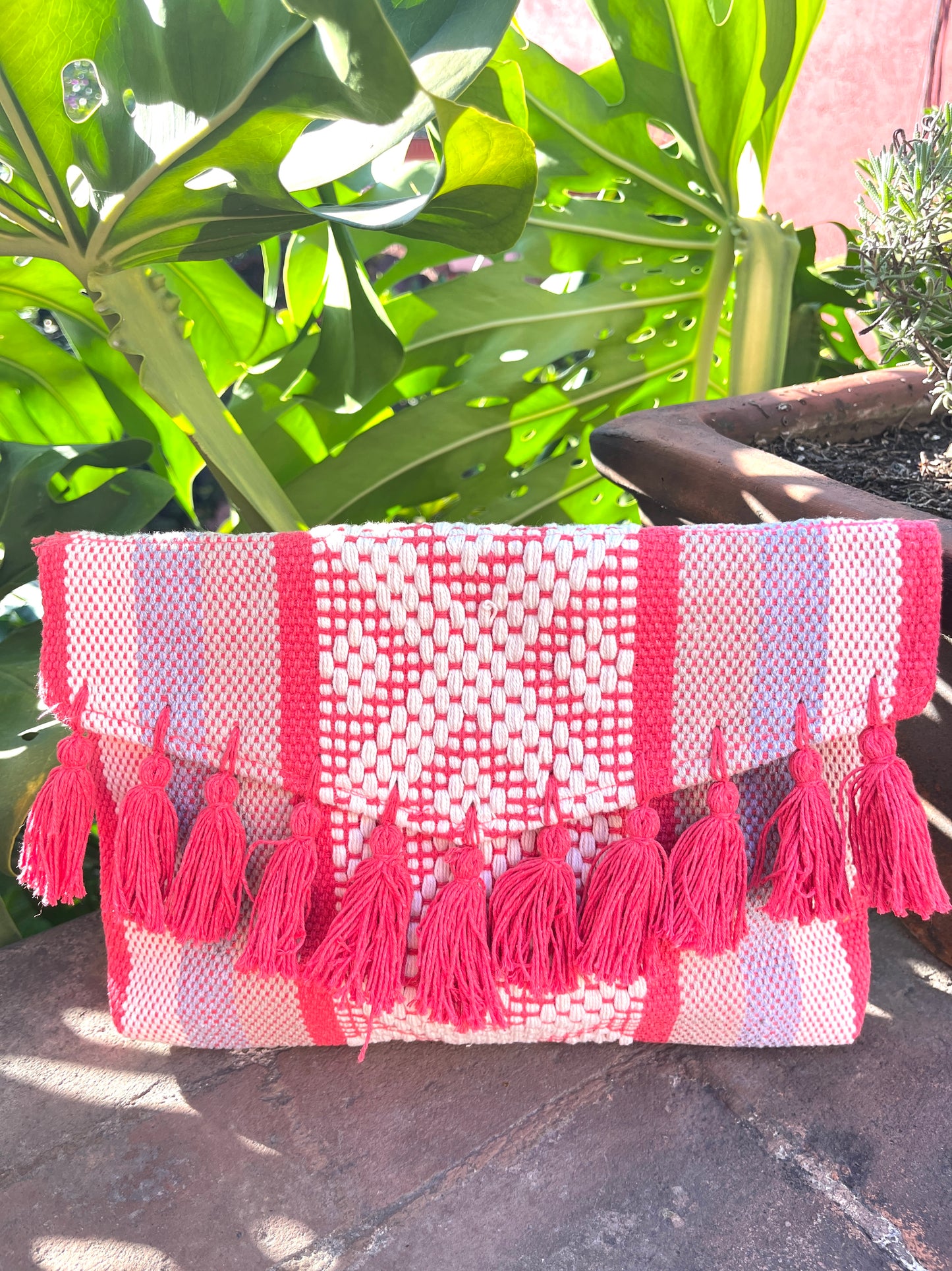 Woven Mexican Clutch/Crossbody (10 colors)