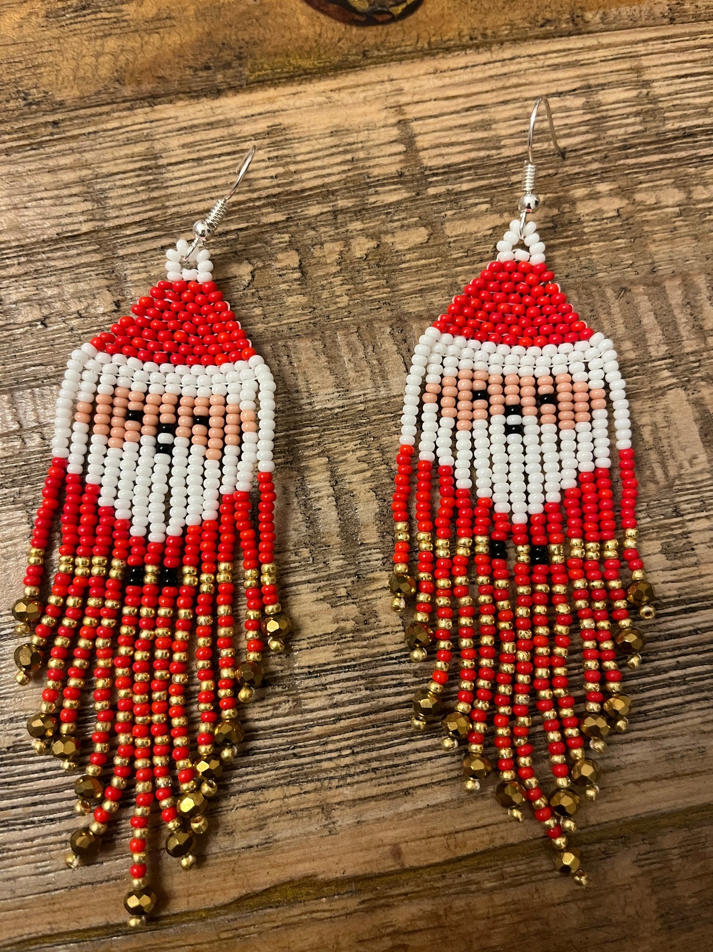 Preorder: Santa Fringe Earrings