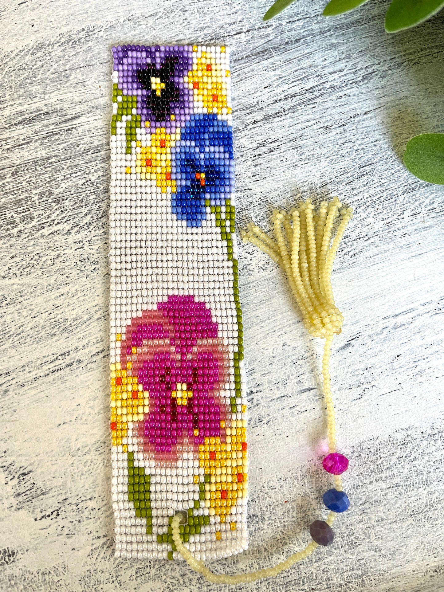 Beaded Bookmark with Tassel (Various colors)