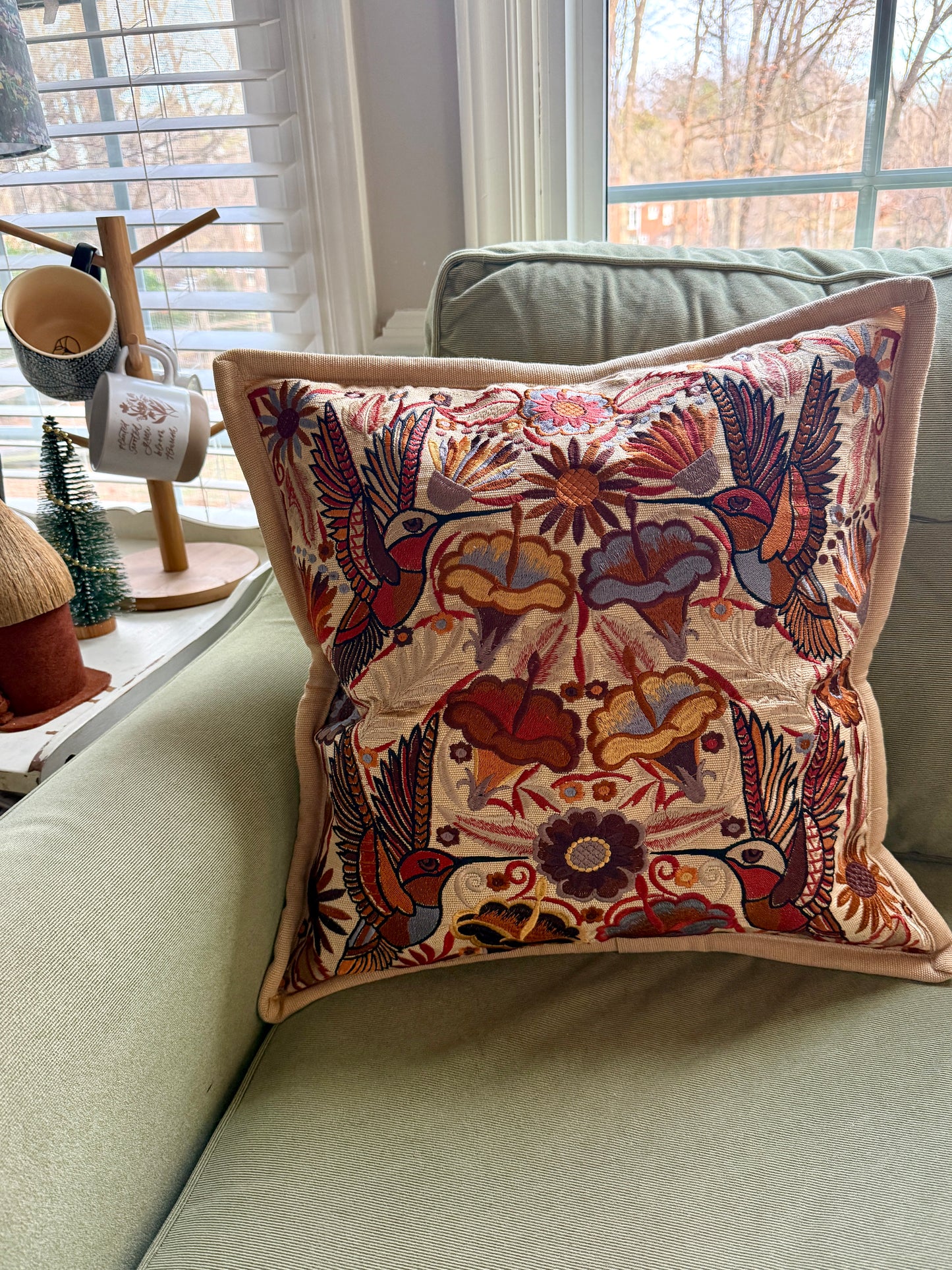 Embroidered Pillow Cover (9 colors)
