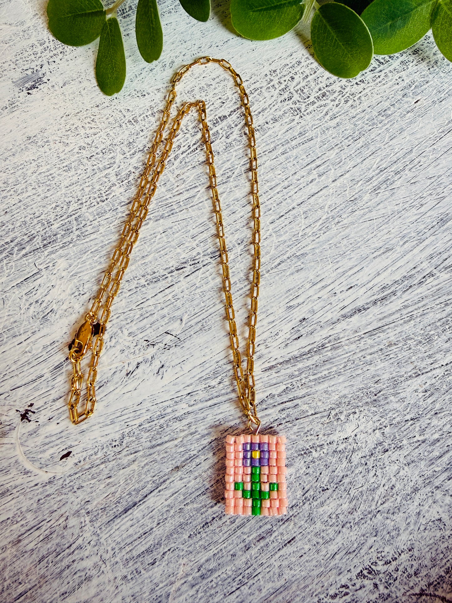 Bonita Beaded Charm Necklace