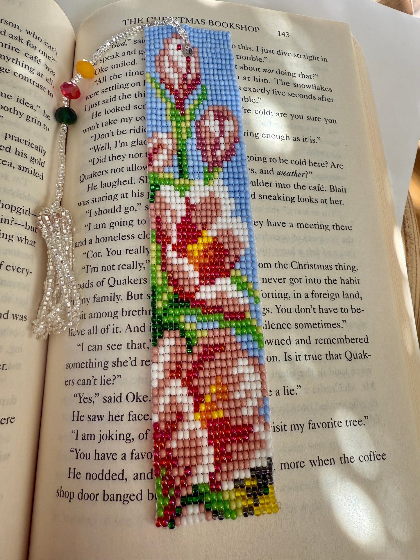 Beaded Bookmark with Tassel (Various colors)