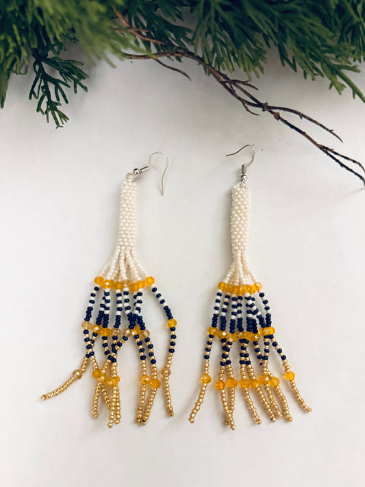 Moonlit Tassel Earrings