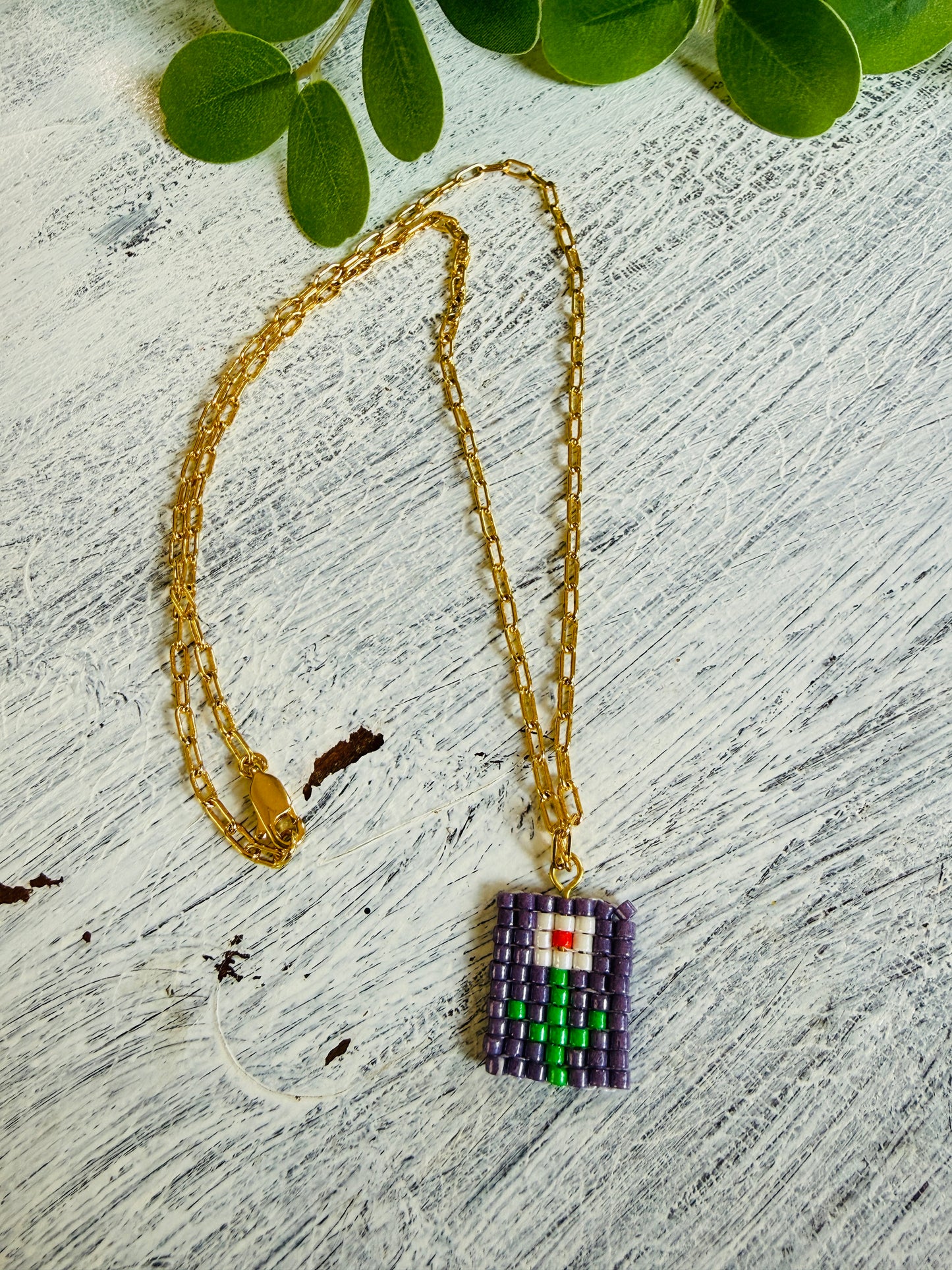 Bonita Beaded Charm Necklace