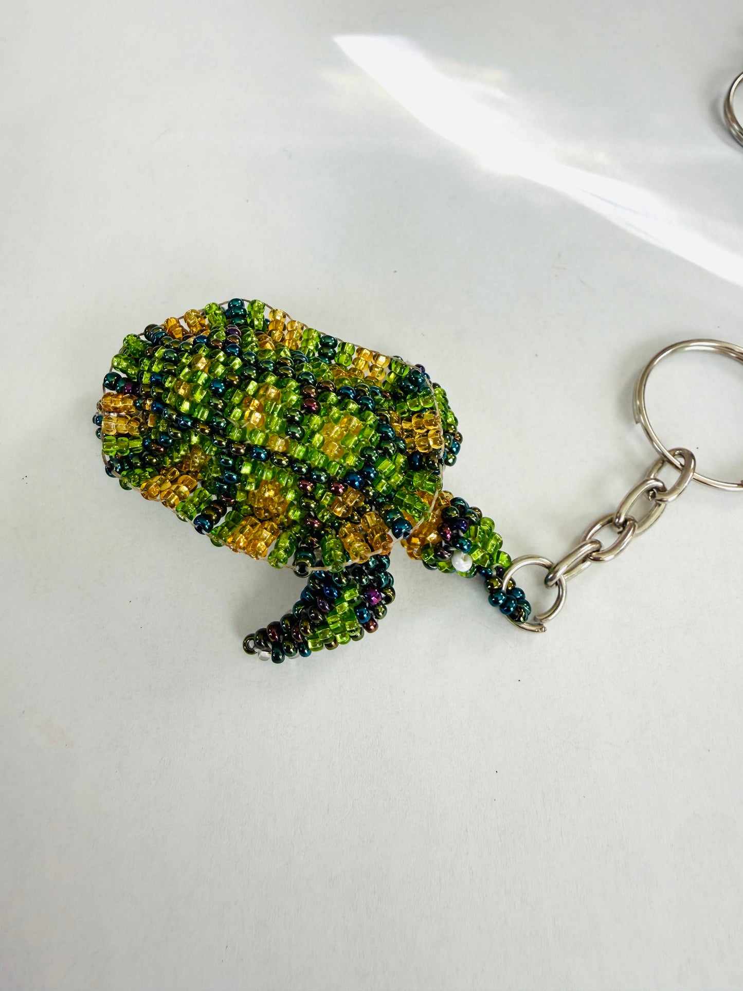 Turtle Beaded Keychains