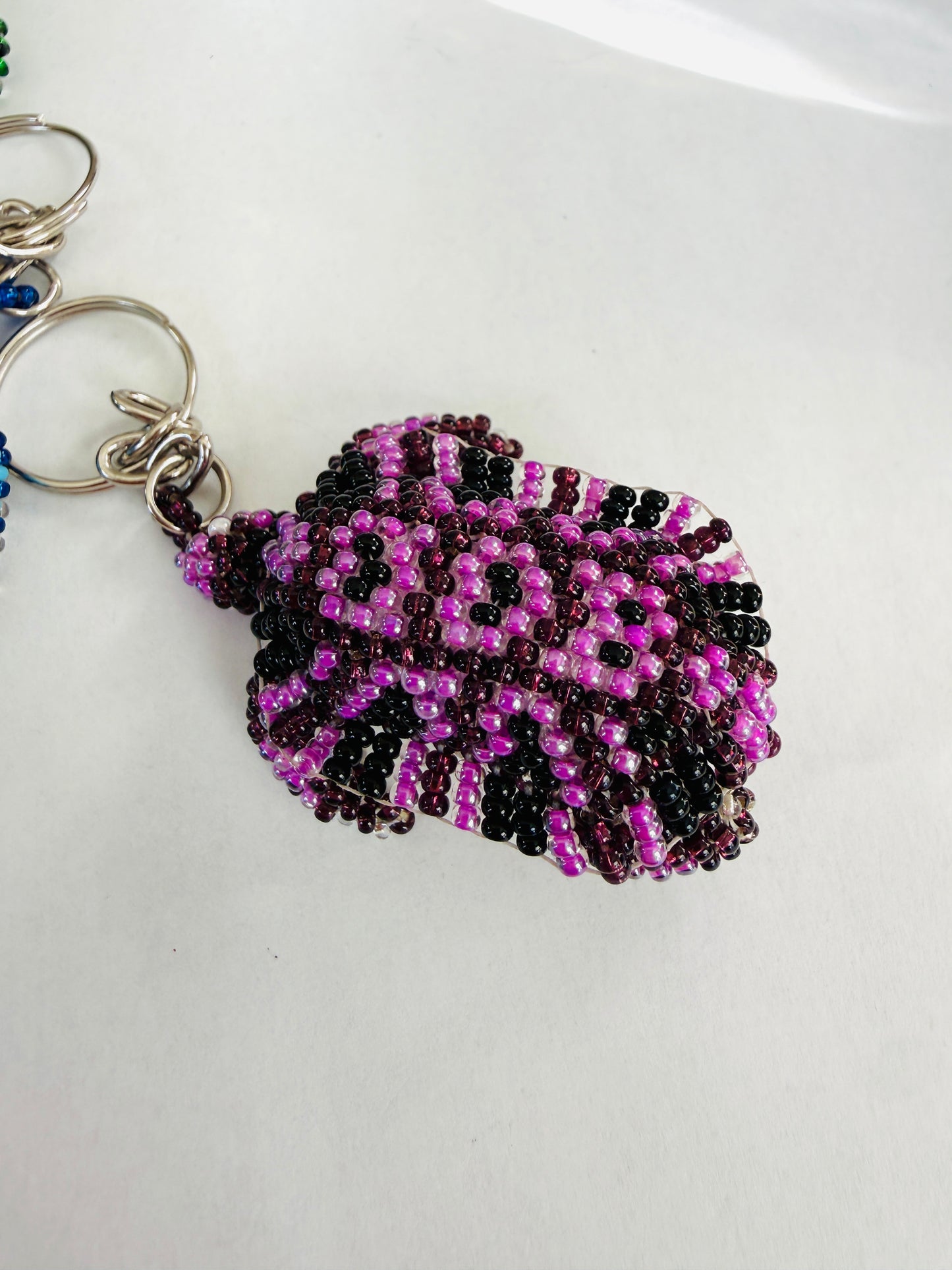 Turtle Beaded Keychains