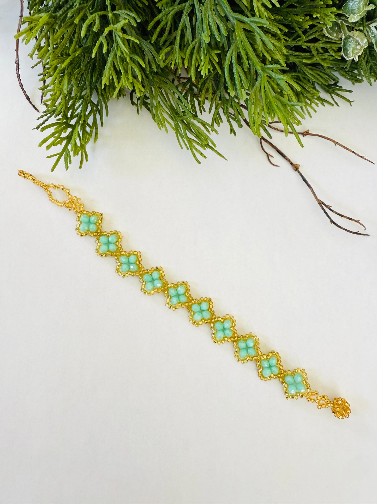Trébol Beaded Bracelet (10 colors)