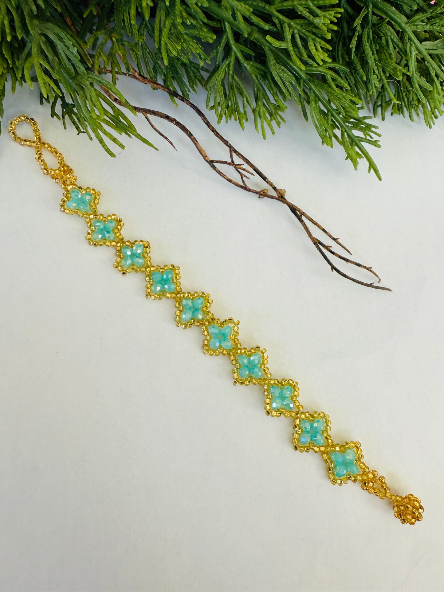Trébol Beaded Bracelet (10 colors)
