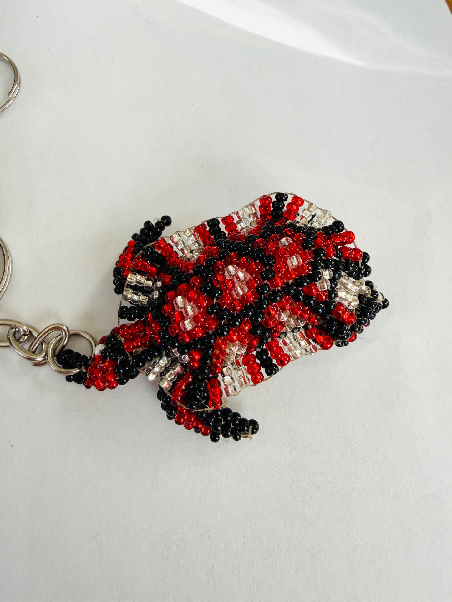 Turtle Beaded Keychains