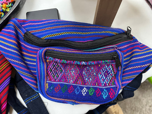 Upcycled Cotton Huipil Fanny Pack