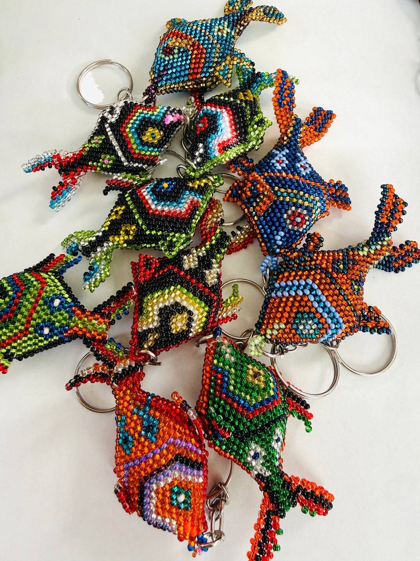 Fish Beaded Keychains