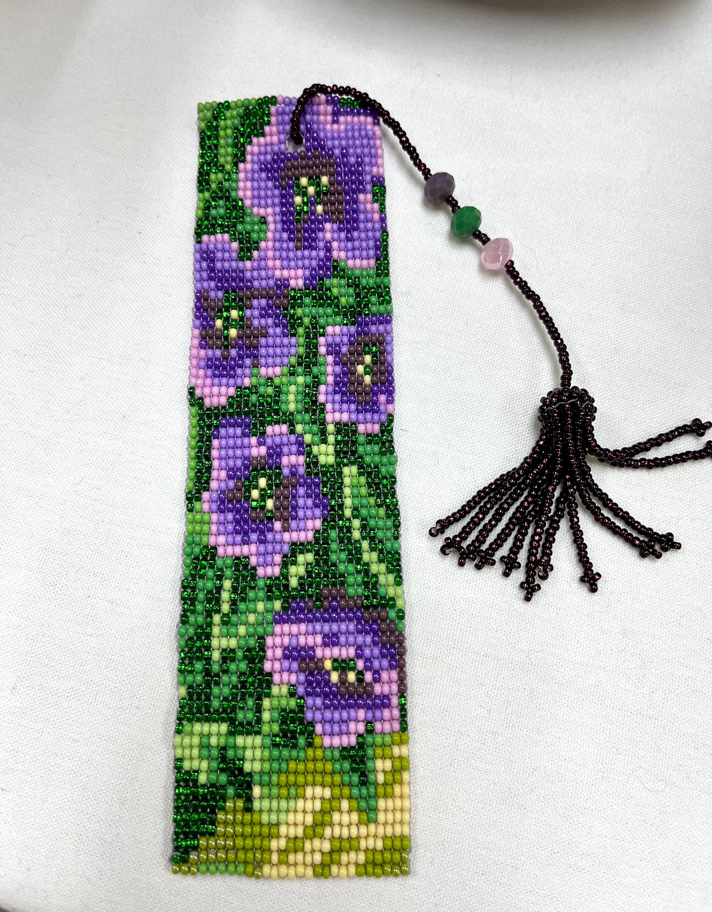 Beaded Bookmark with Tassel (Various colors)