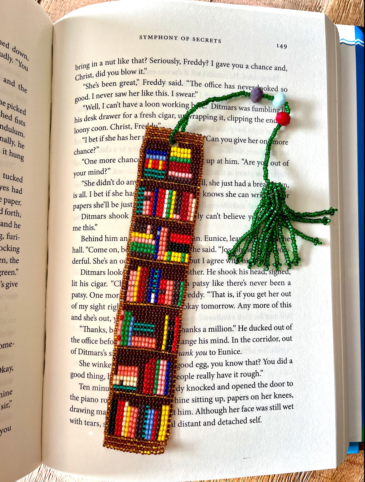 Beaded Bookmark with Tassel (Various colors)