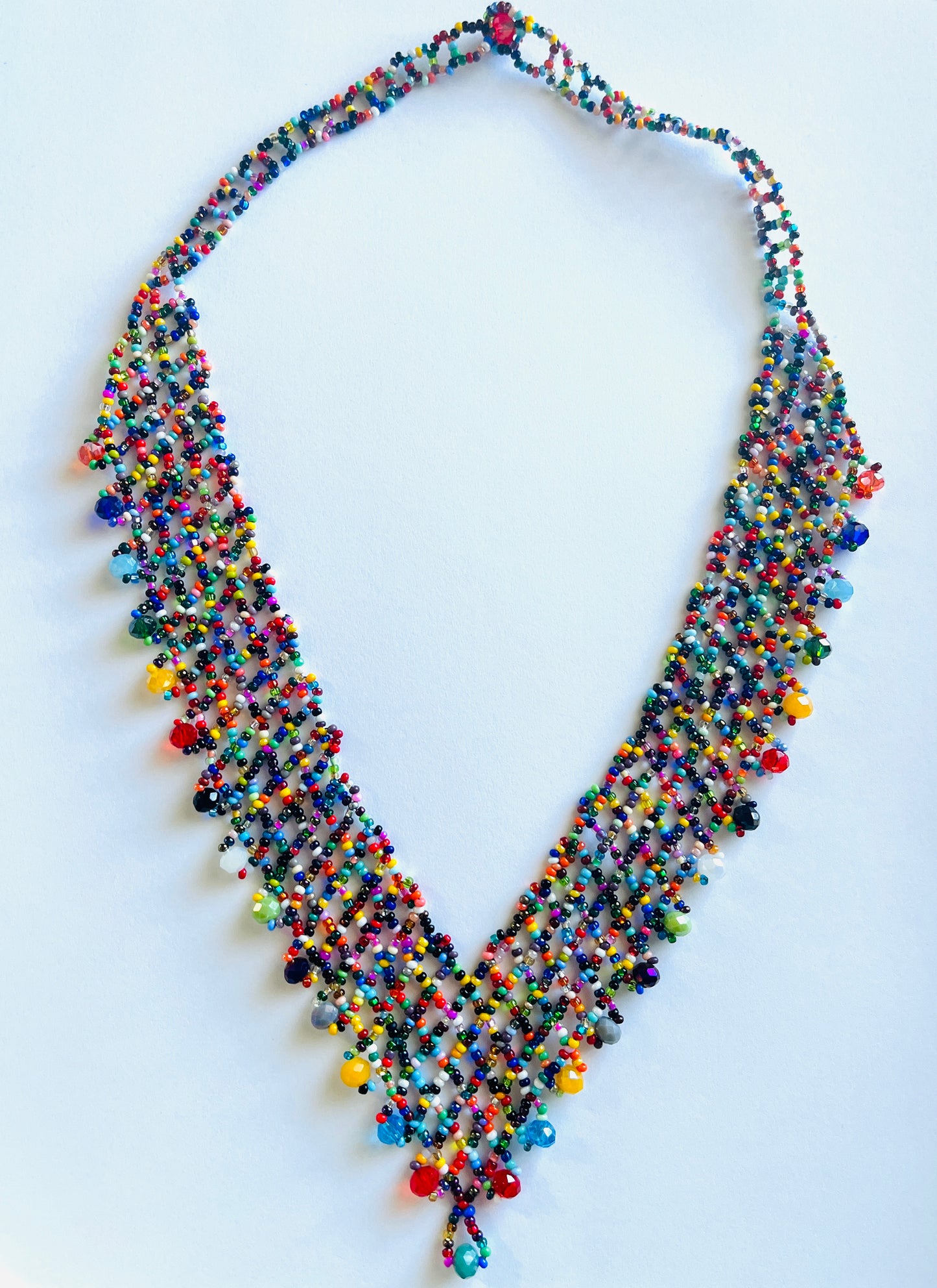 Rainbow V Necklace