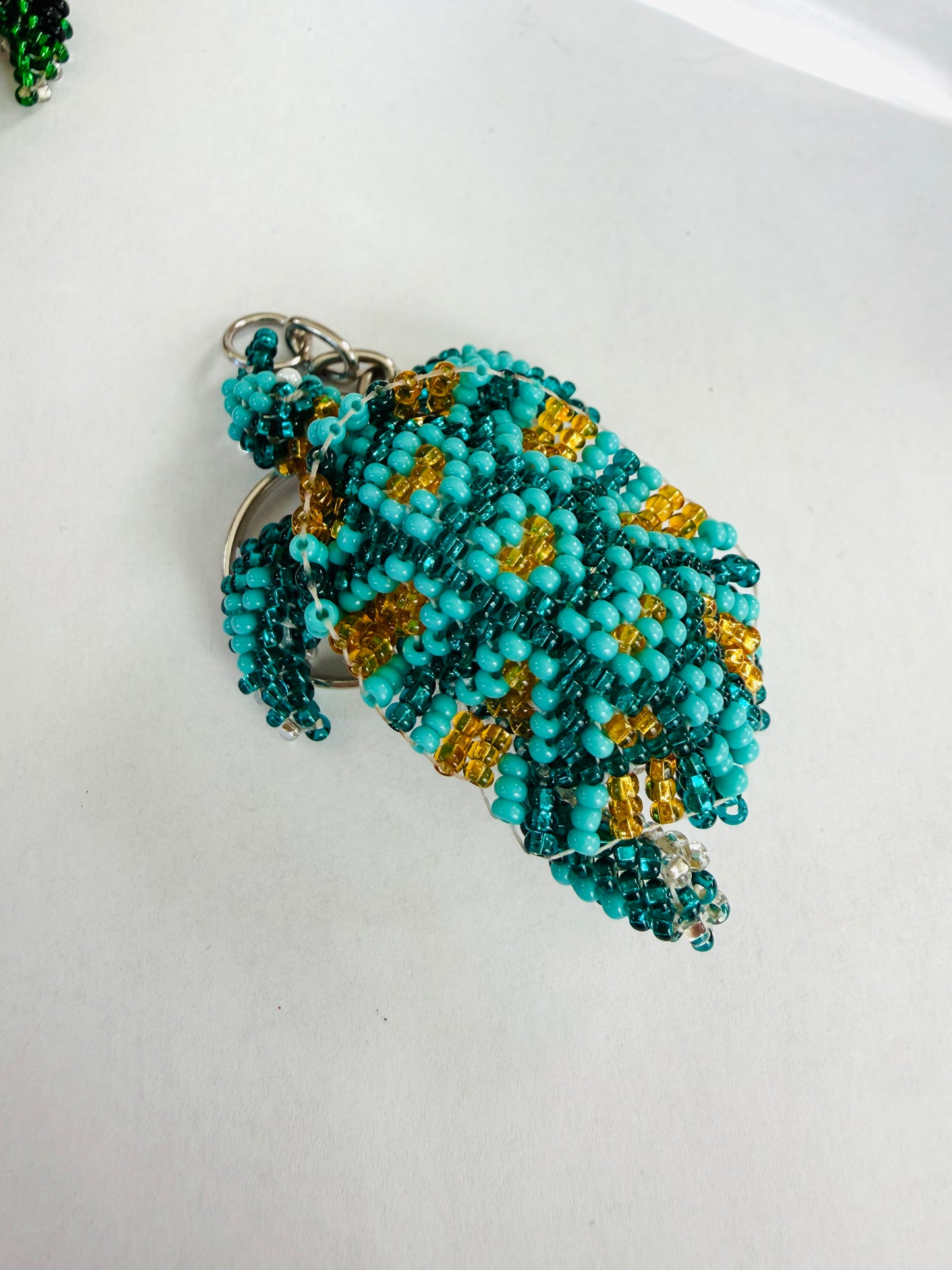 Turtle Beaded Keychains