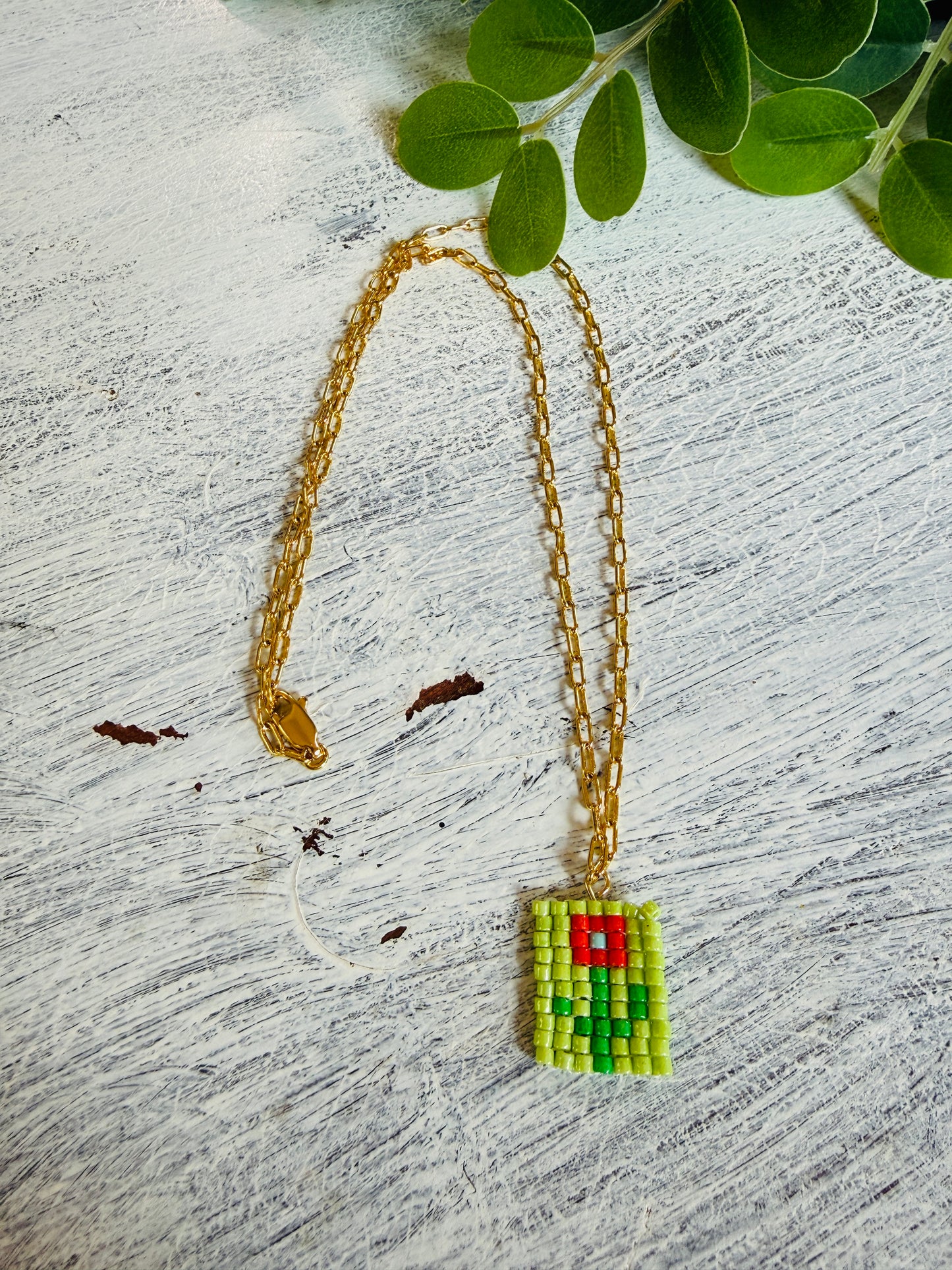 Bonita Beaded Charm Necklace