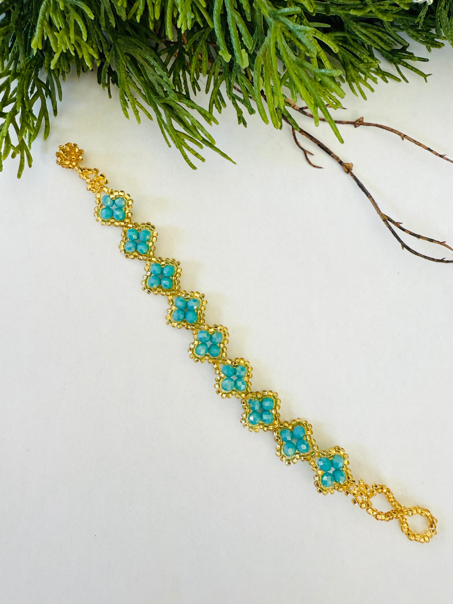 Trébol Beaded Bracelet (10 colors)