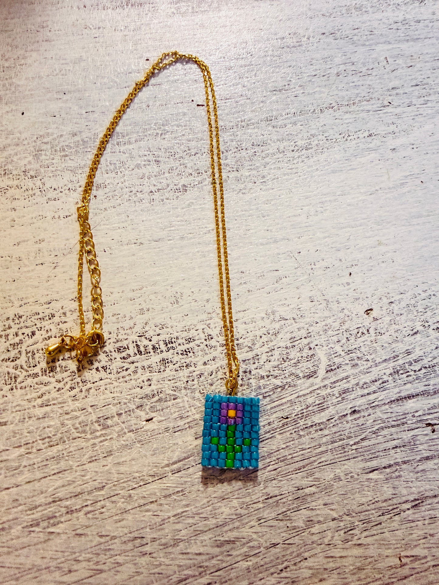 Bonita Beaded Charm Necklace