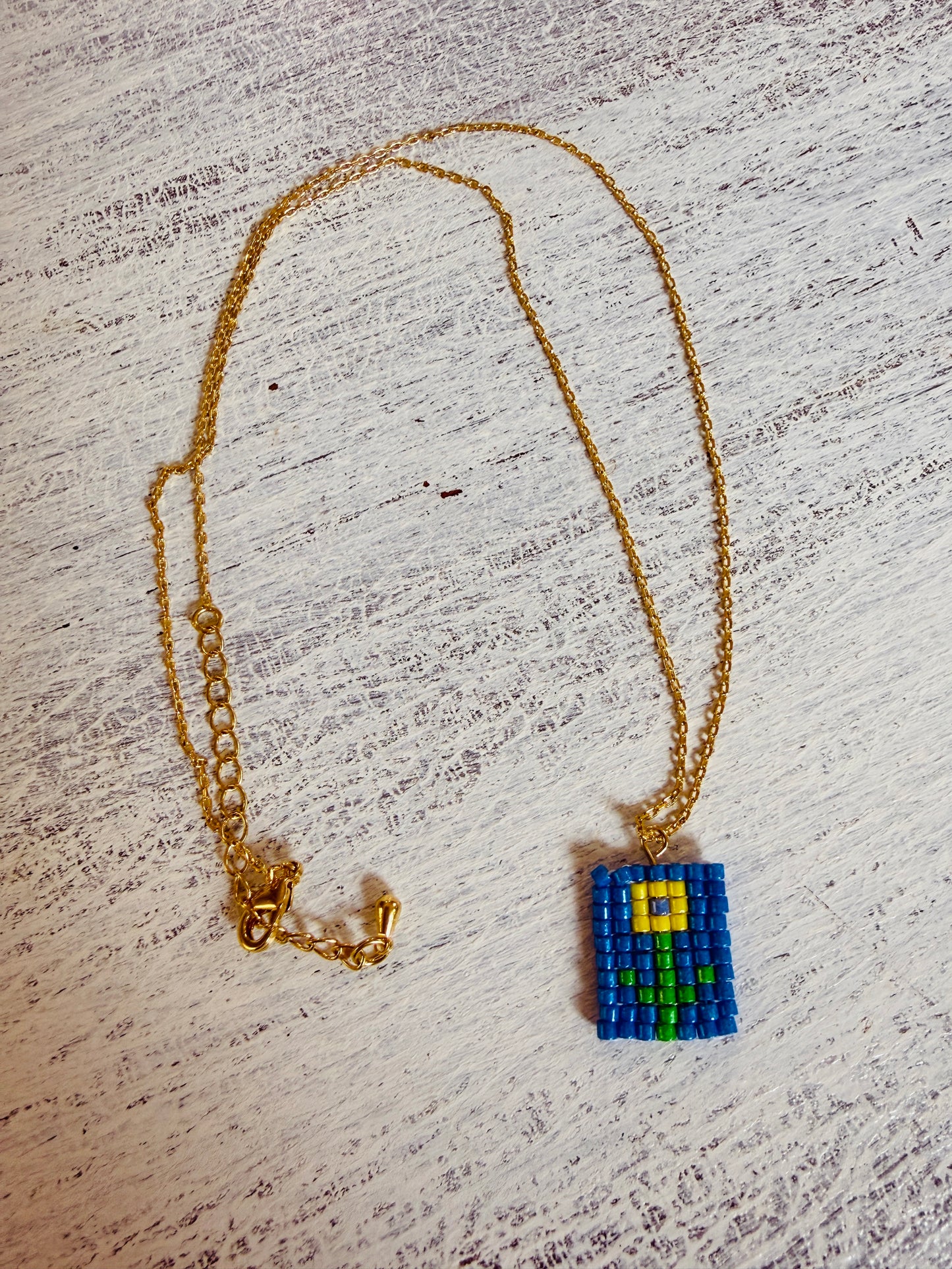 Bonita Beaded Charm Necklace