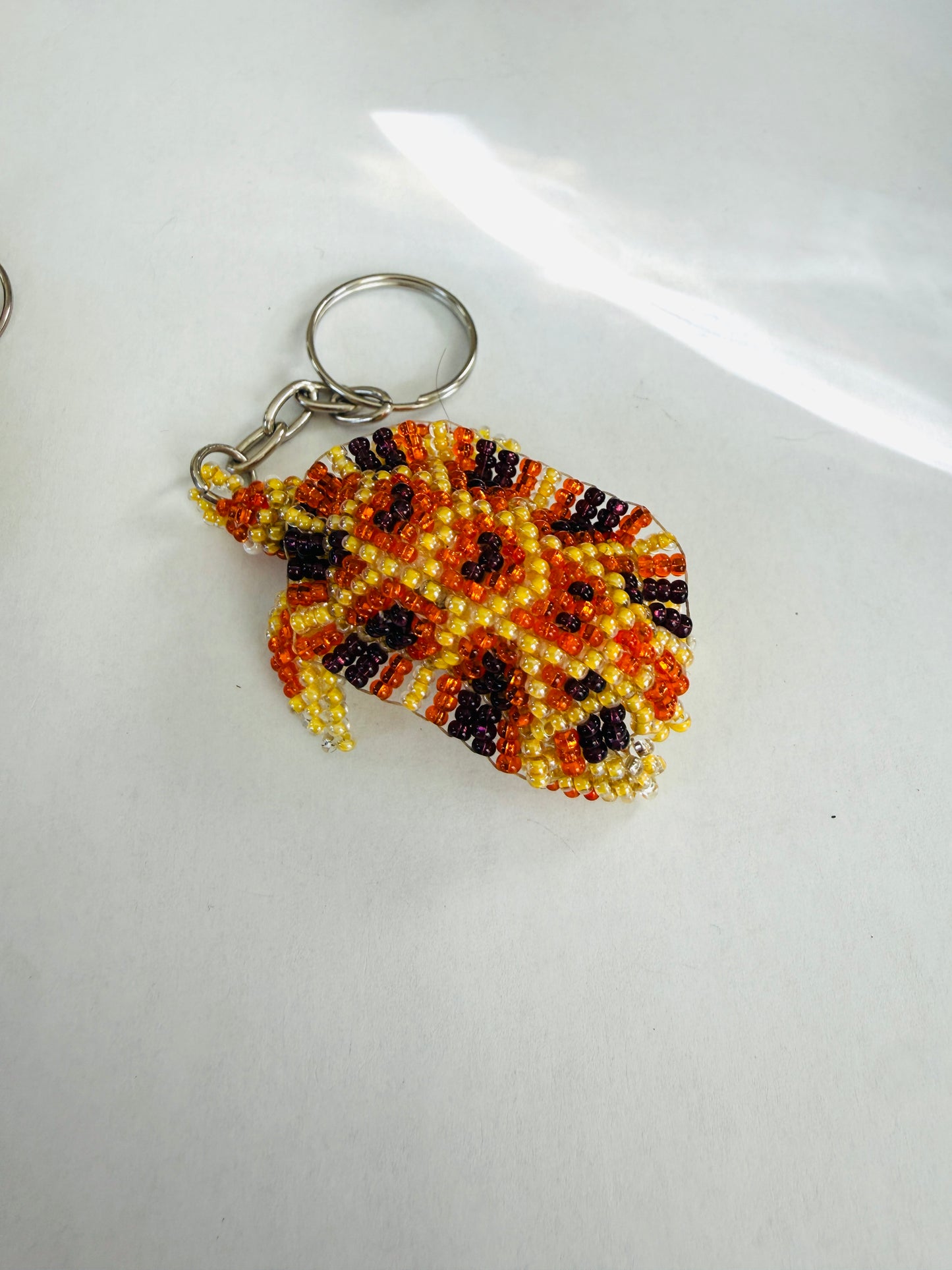 Turtle Beaded Keychains