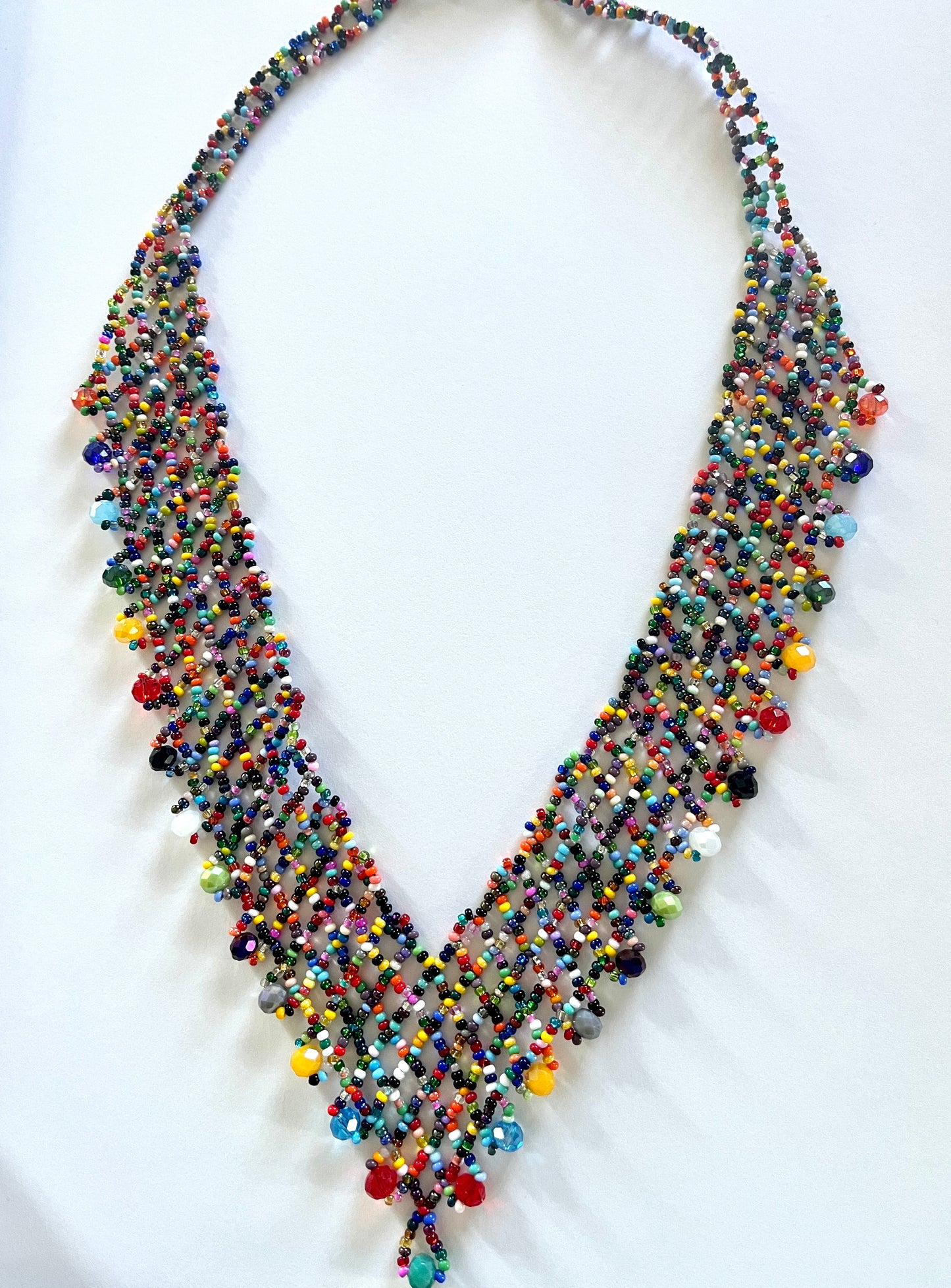 Rainbow V Necklace