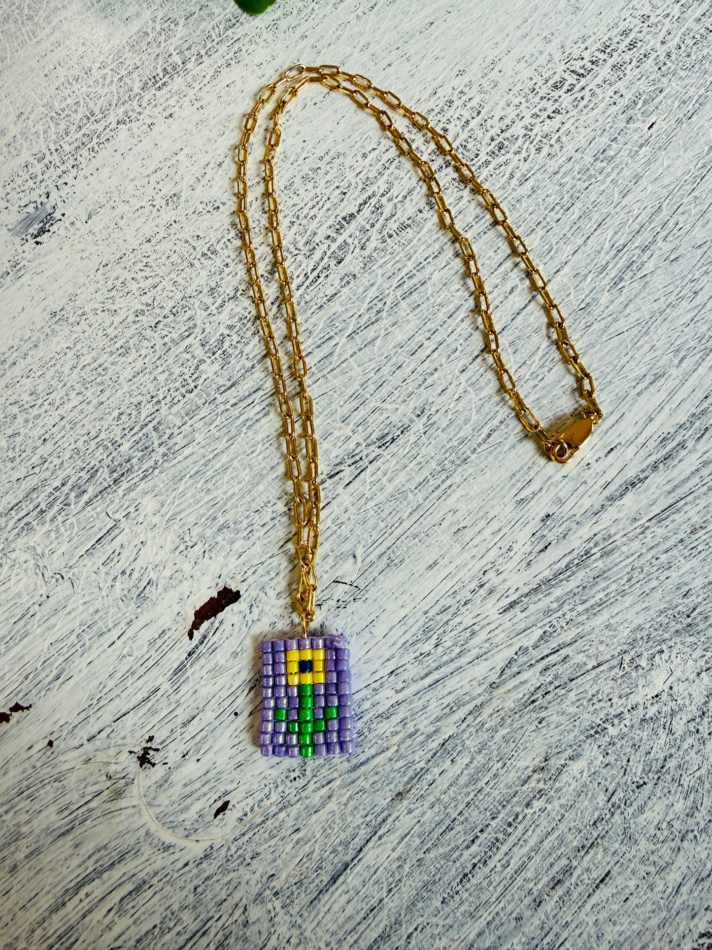 Bonita Beaded Charm Necklace