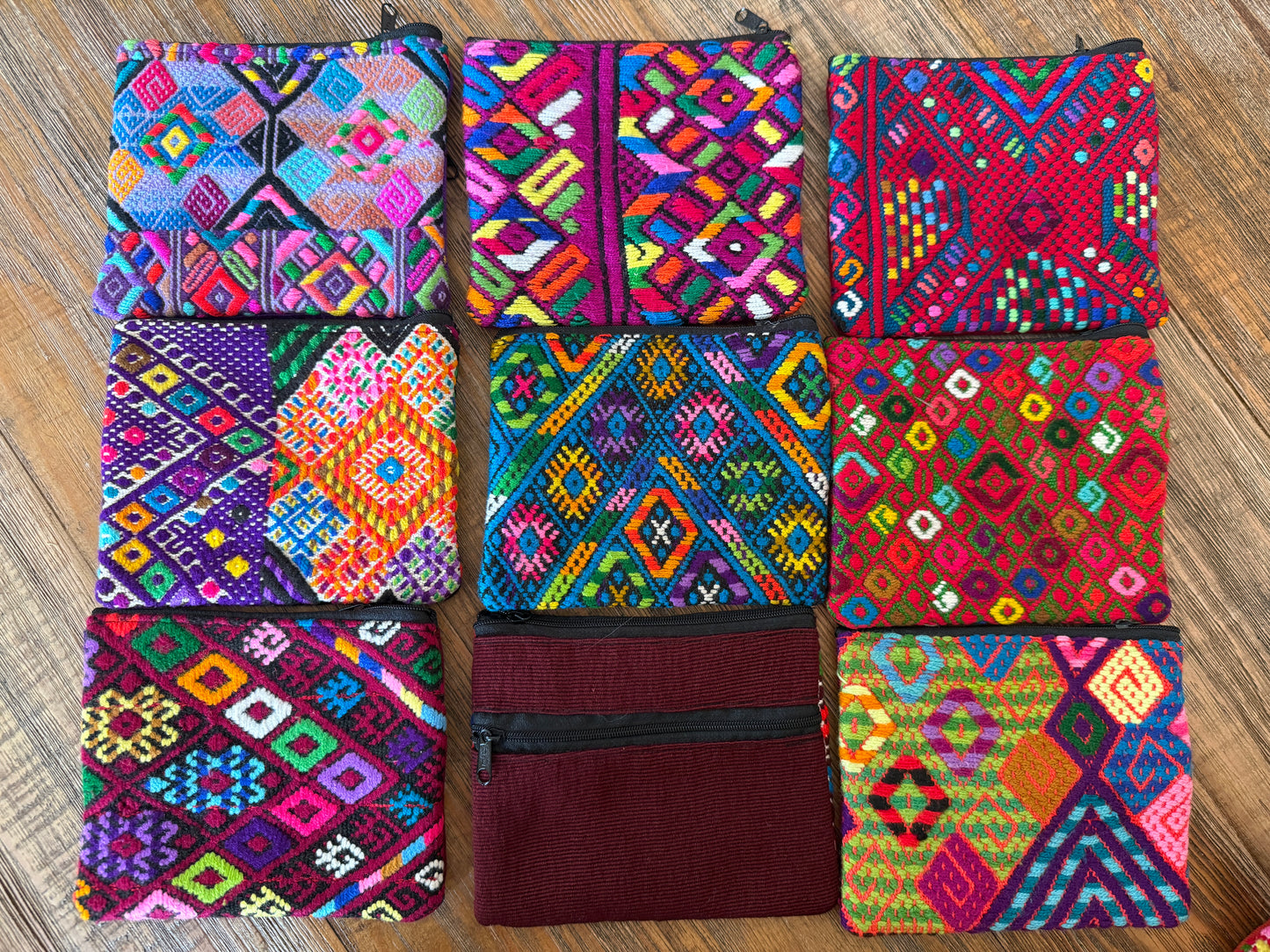 Huipil Mini Monedero Pouch