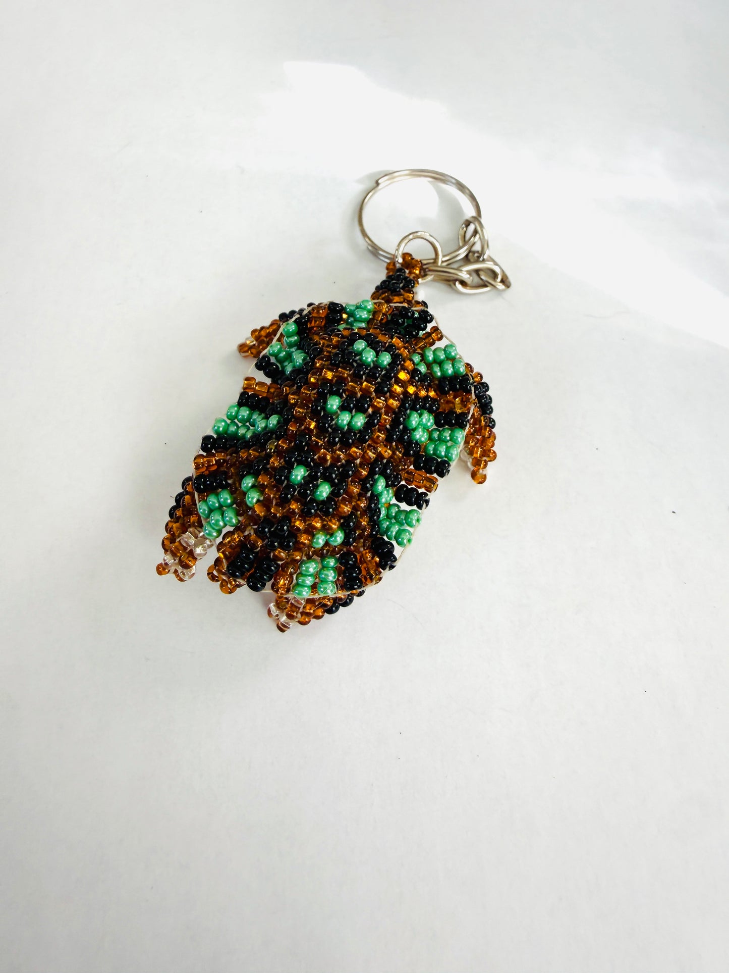 Turtle Beaded Keychains