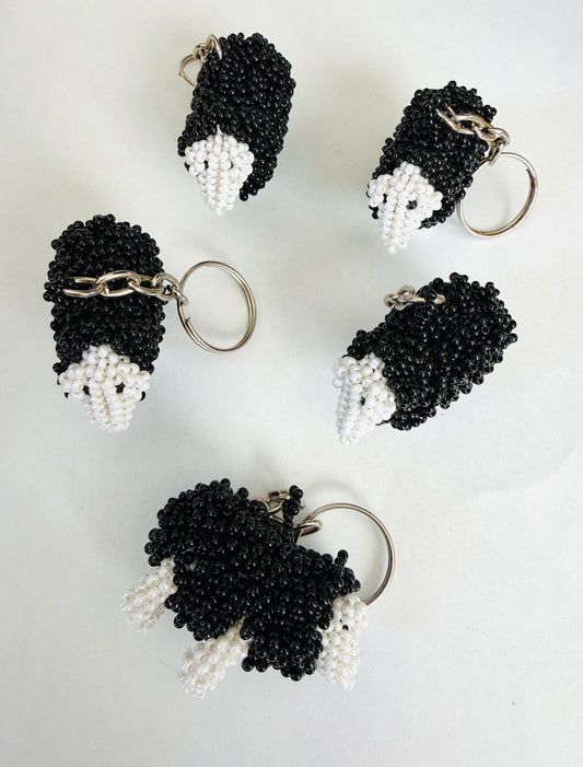 Black Sheep Beaded Keychains
