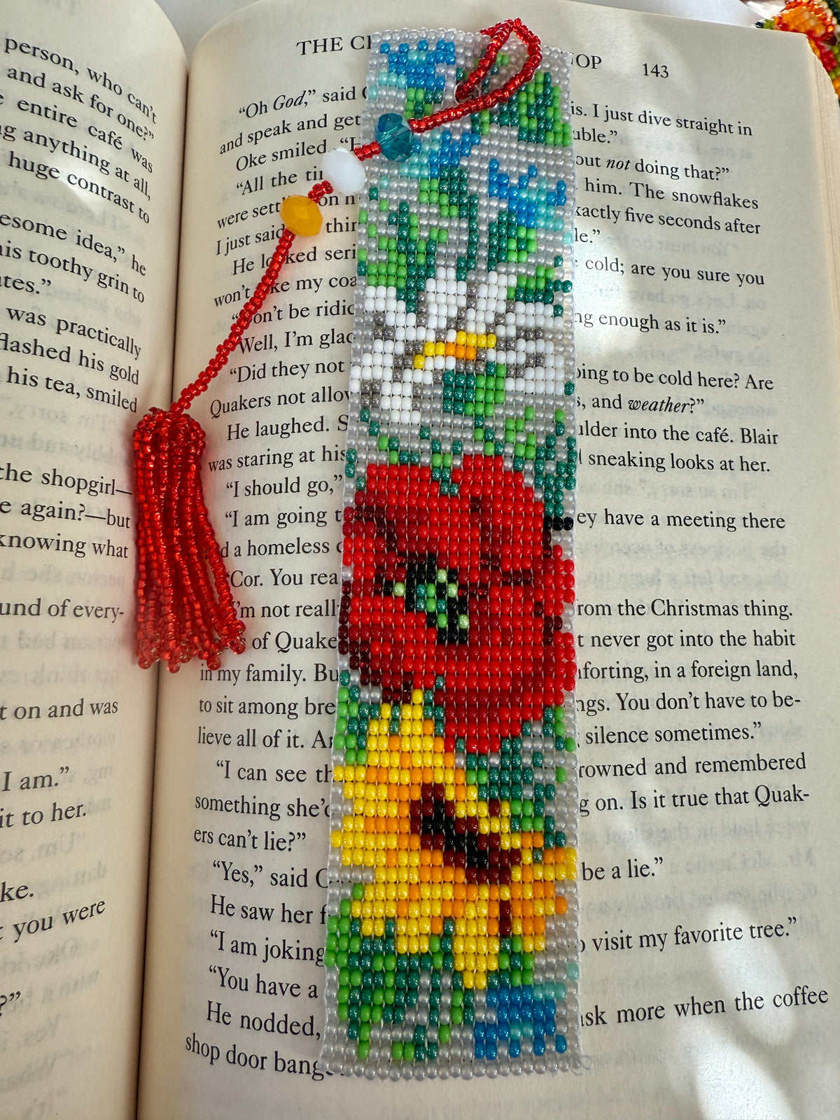 Wildflowers (Gray) Bookmark