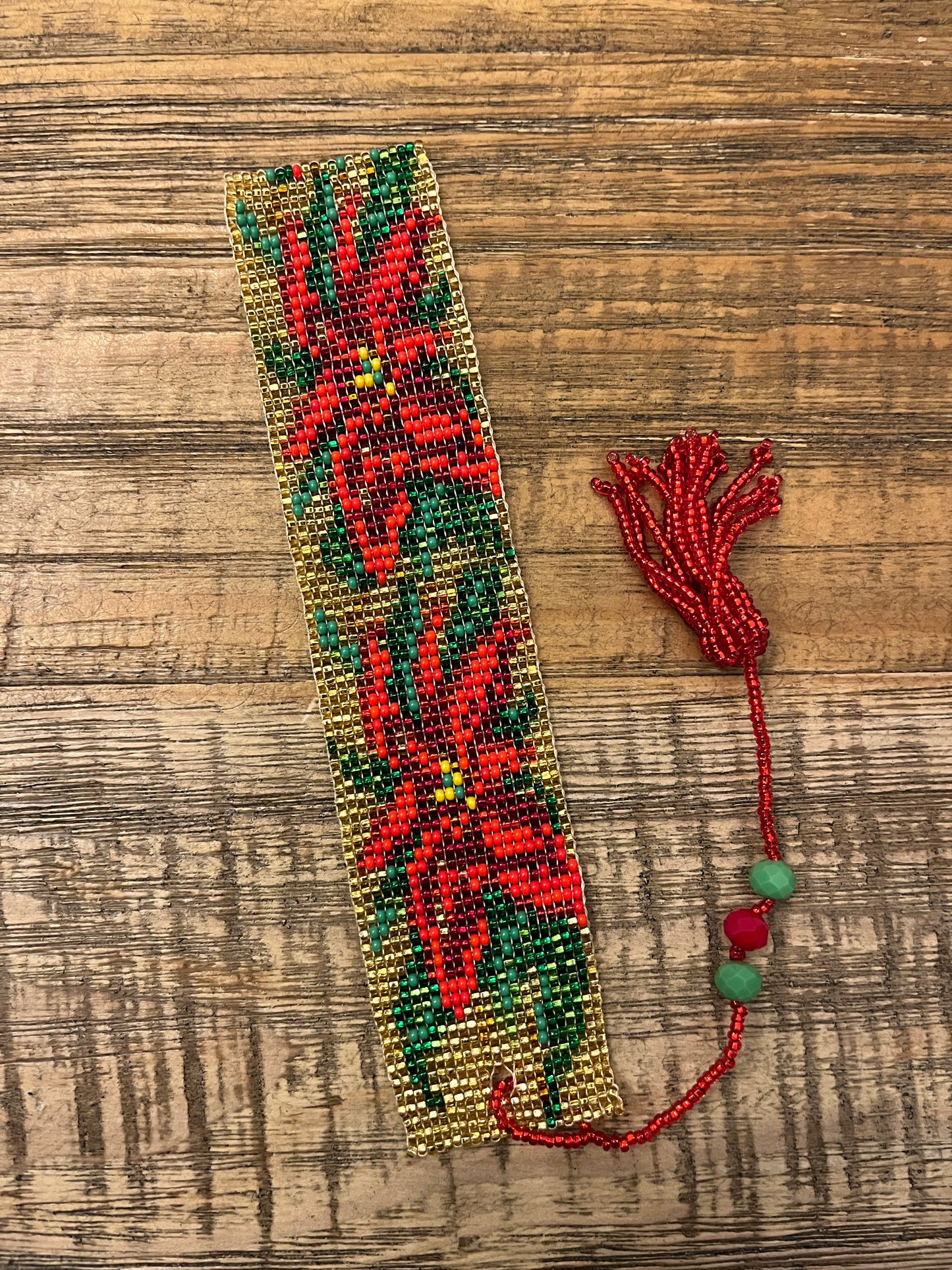 Beaded Bookmark with Tassel (Various colors)