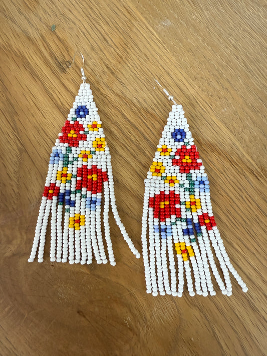 Fiesta Flores Flat Fringe