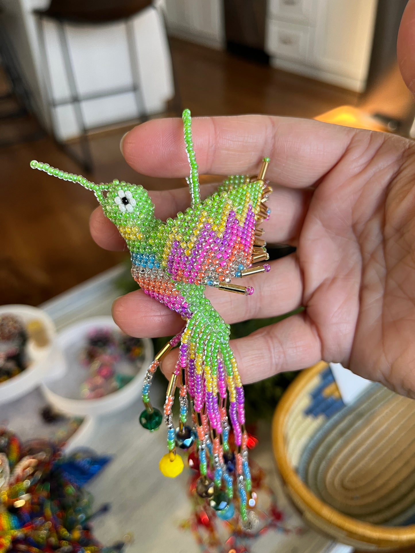 Beaded Hummingbirds (assorted colors)