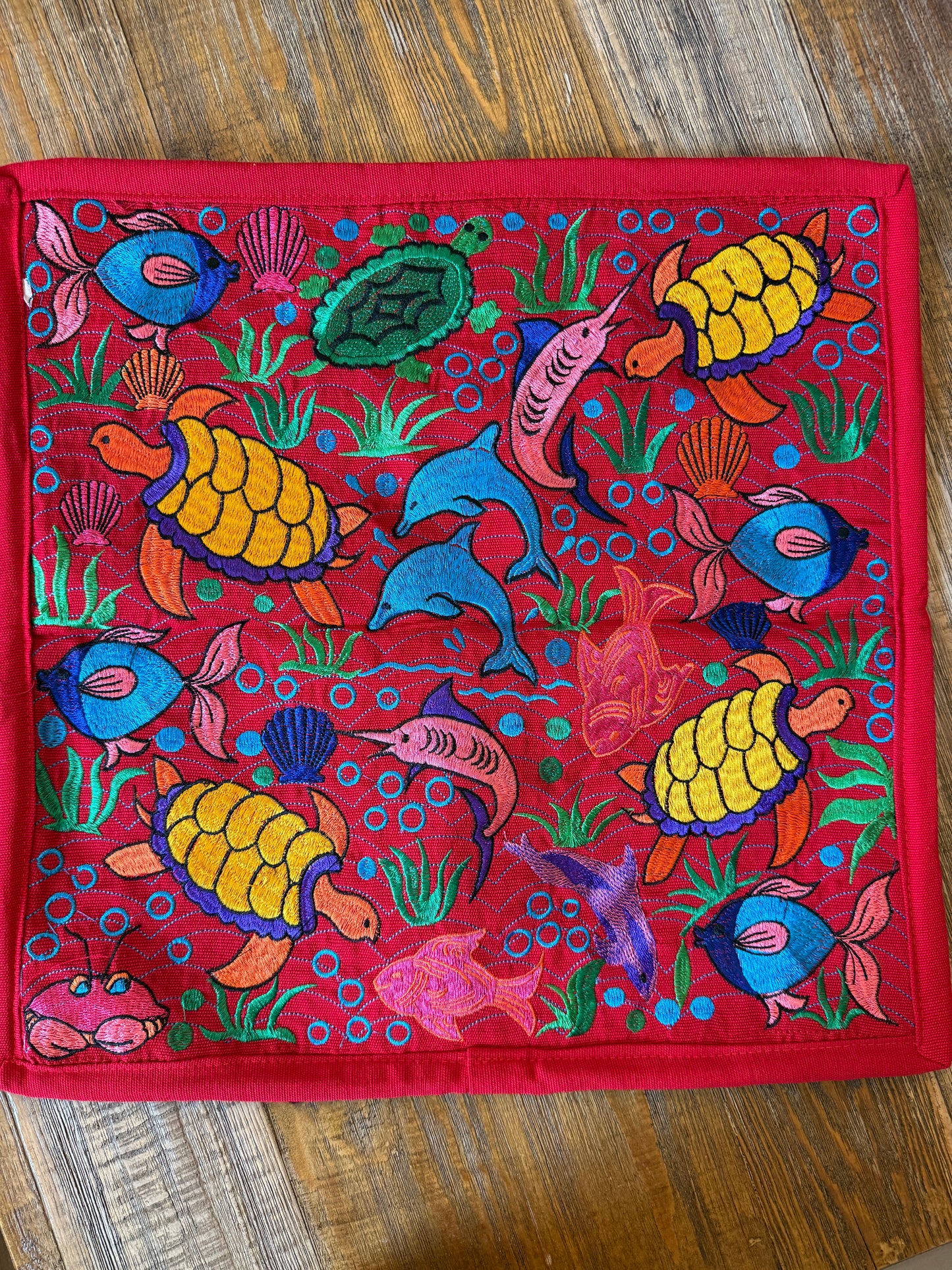 Embroidered Pillow Cover (9 colors)