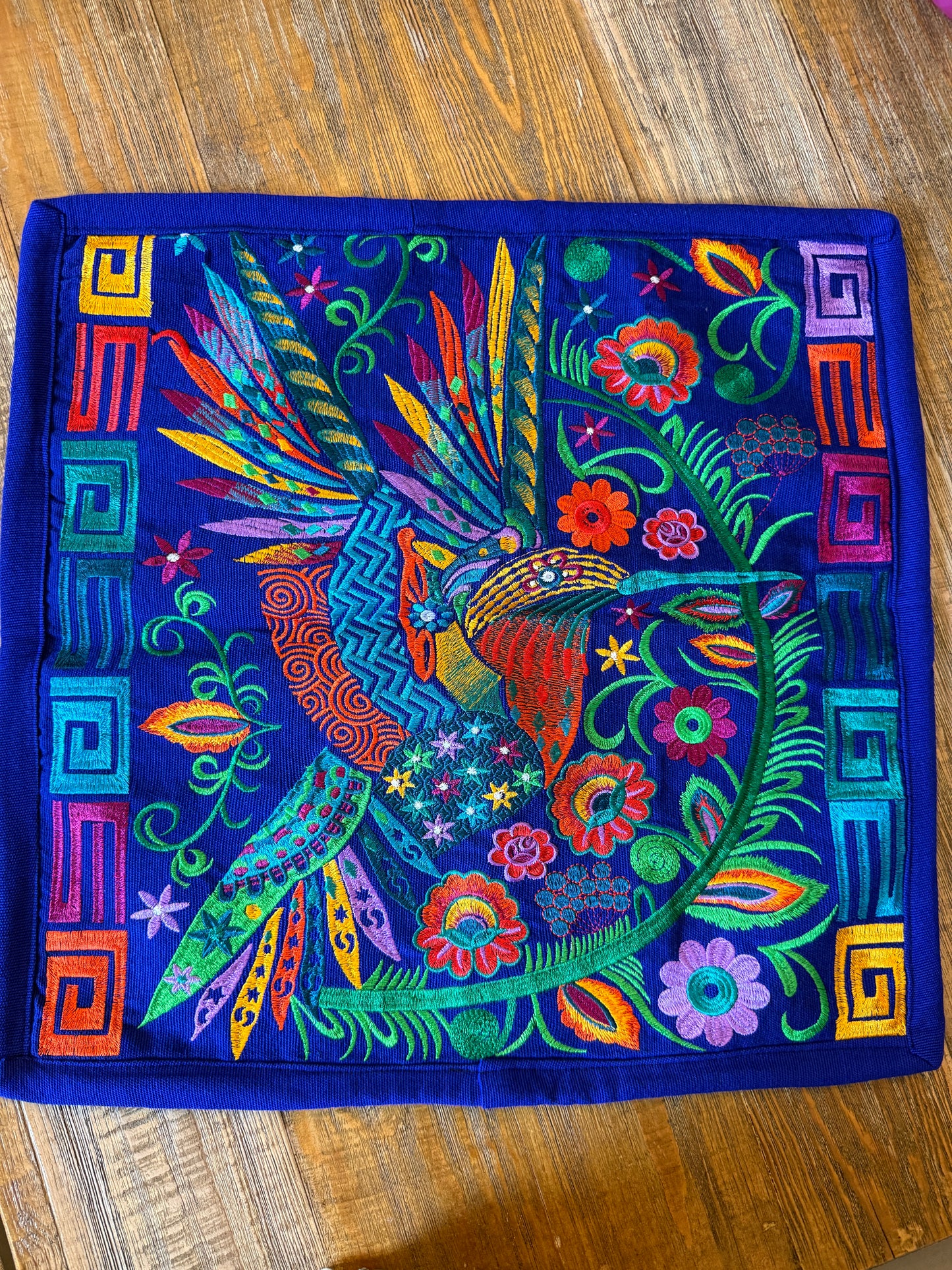 Embroidered Pillow Cover (9 colors)