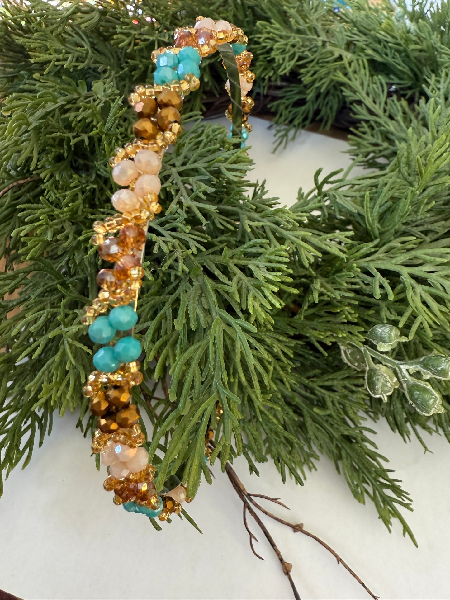 Golden Blooms Headband