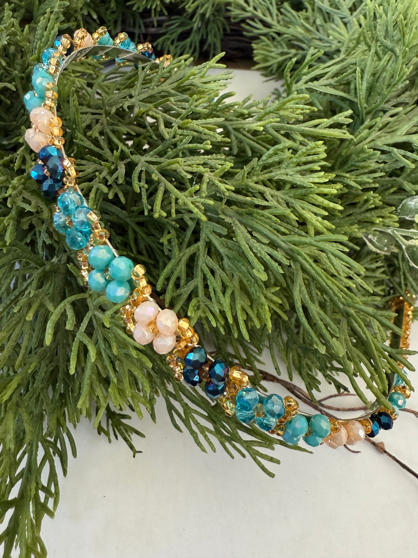 Golden Blooms Headband