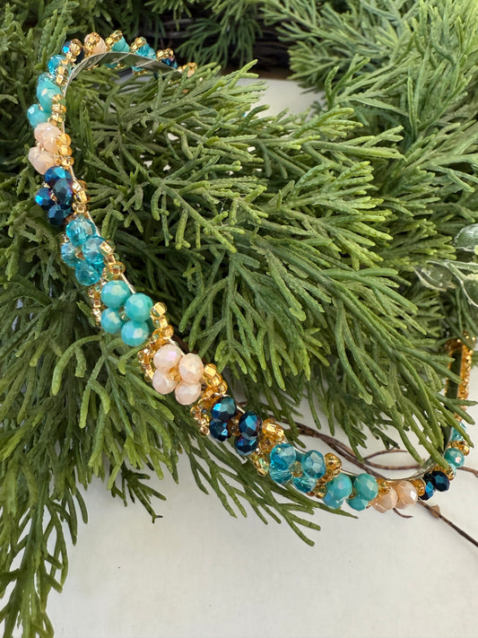 Golden Blooms Headband