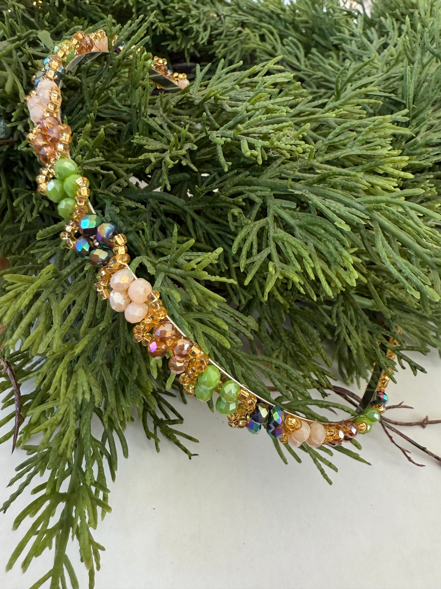 Golden Blooms Headband